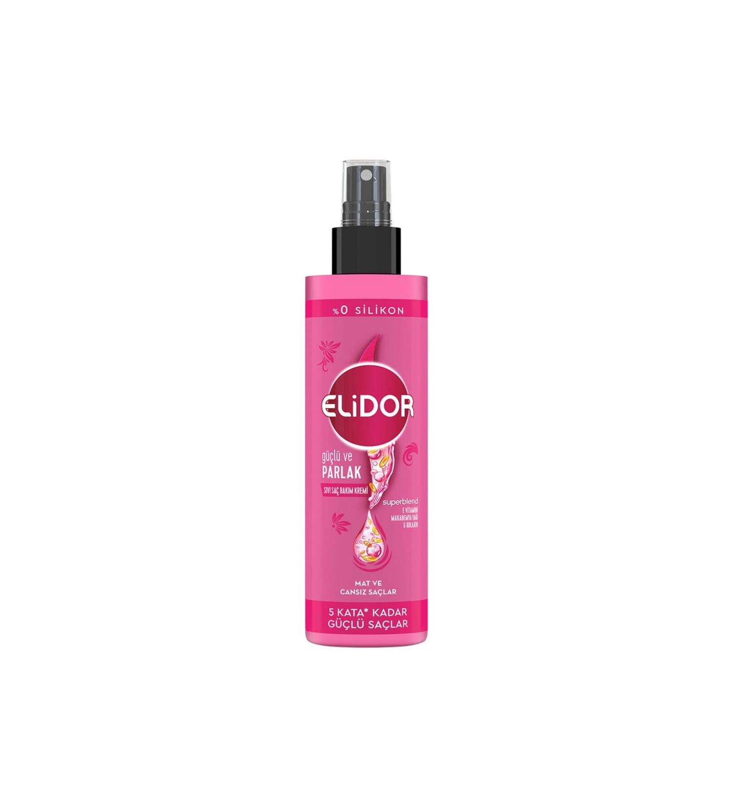 Elidor Liquid Hair Care Cream Strong and Shiny 200 ml - Buy Online on GoSupps.com