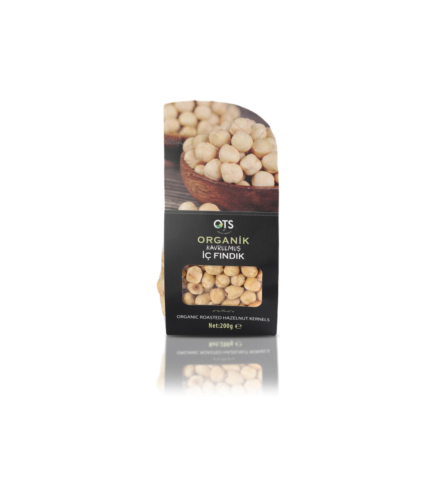 OTS Organic Roasted Hazelnuts 200 gr