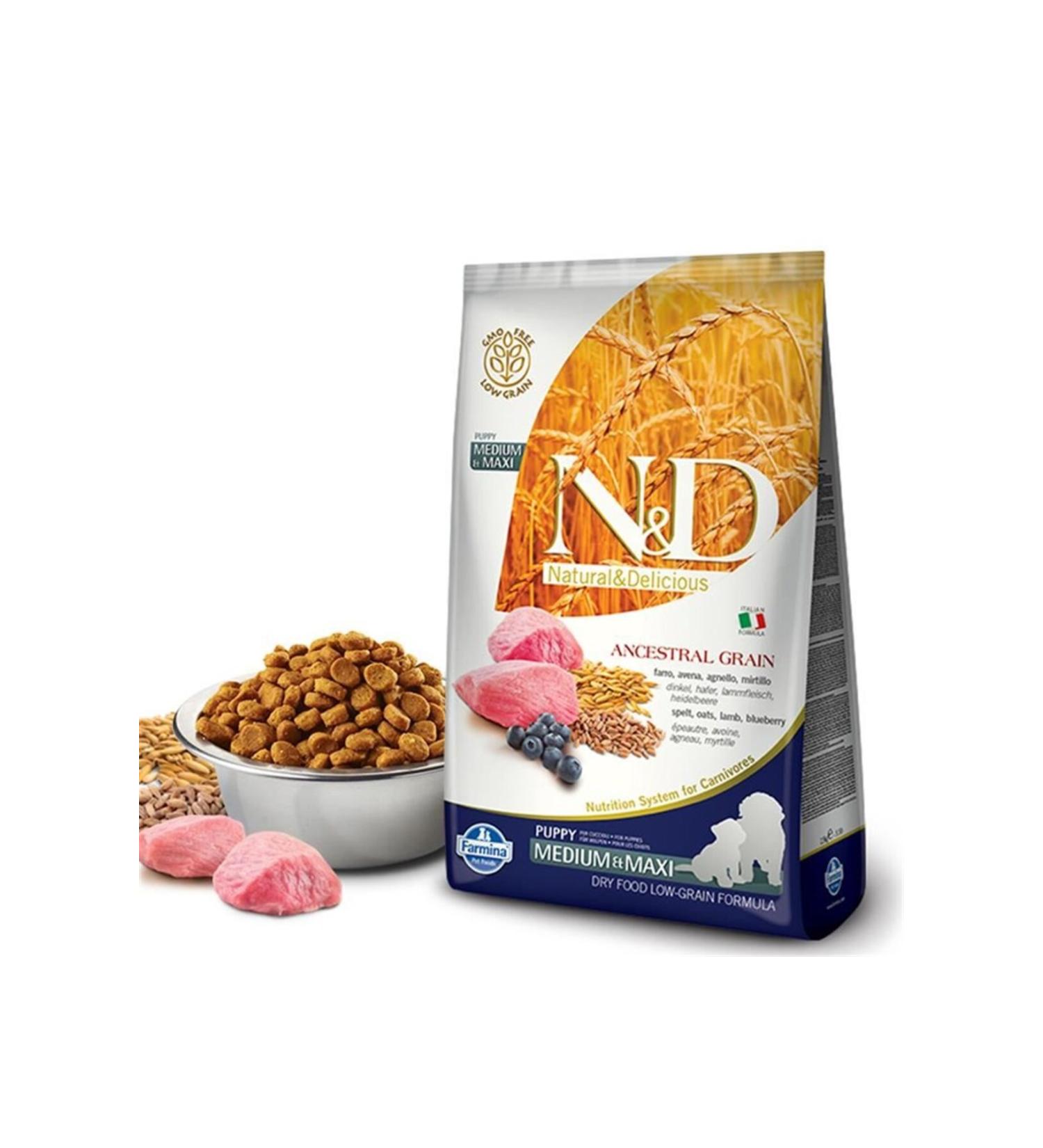N & D Nd Low Grain Lamb Blueberry Puppy Food 12 Kg