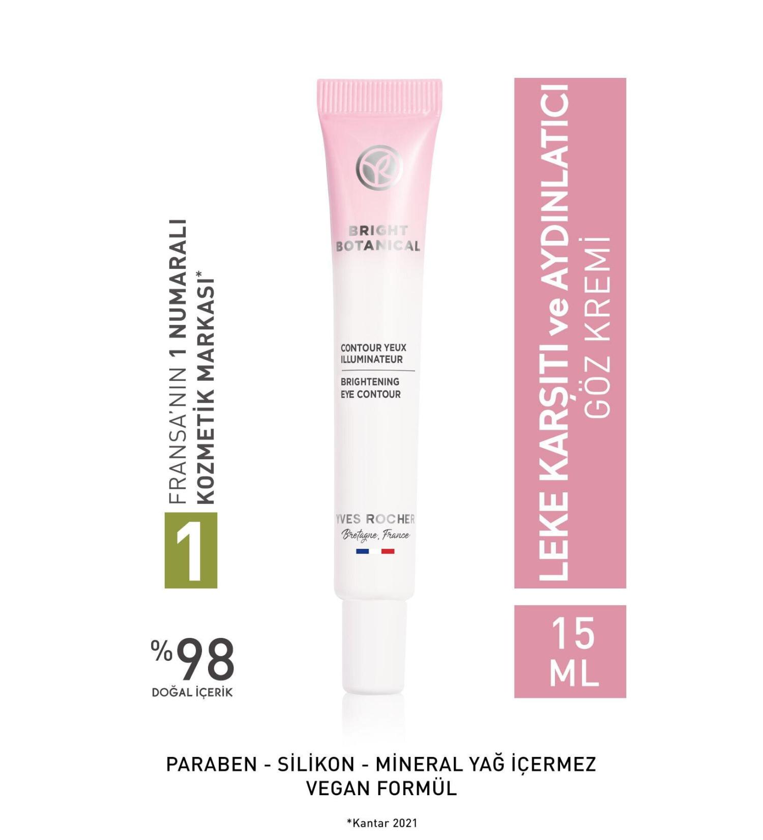 Yves Rocher ANTI BLEMISH AND WRINKLE ANTI FINE LINE BRIGHT BOTANICAL -EYE CREAM-15ML KEYON2341 - Buy Online on GoSupps.com