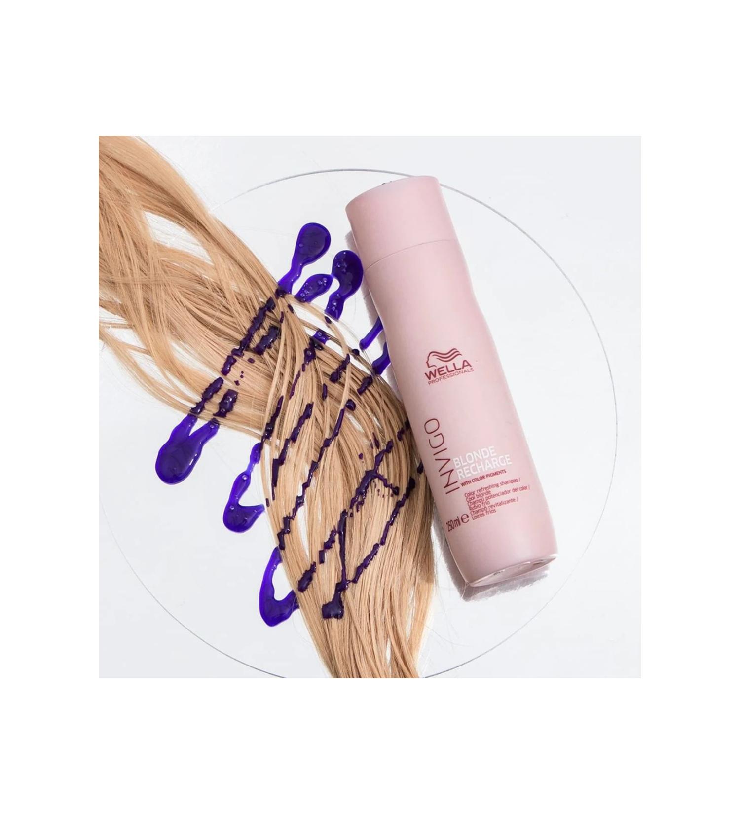 Wella Invigo Blonde Shampoo that protects the color brightness & liveliness of natural or dyed blondes 250 ml