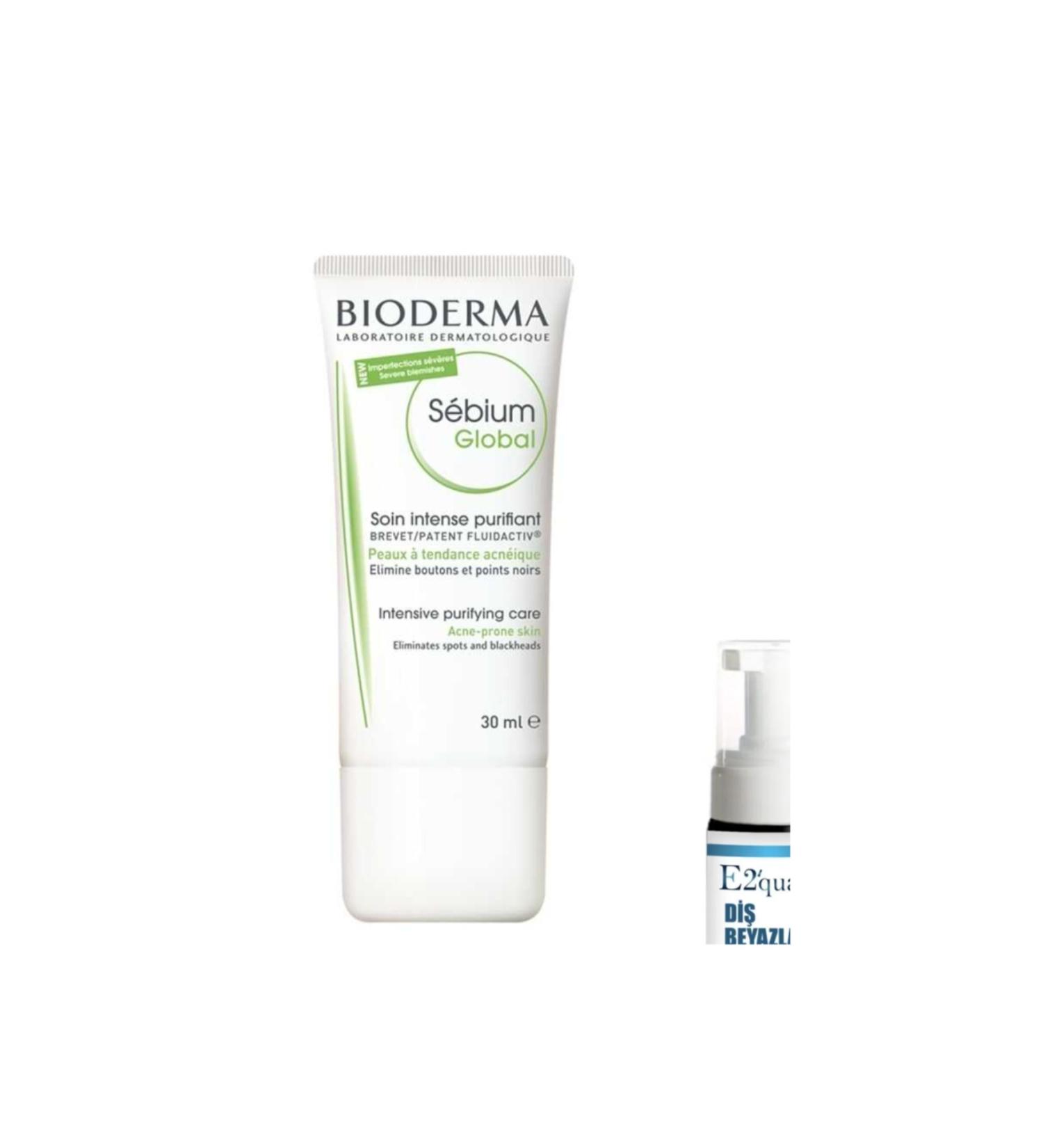 Bioderma Sebium Global 30 ml + Gift Teeth Whitening Foam