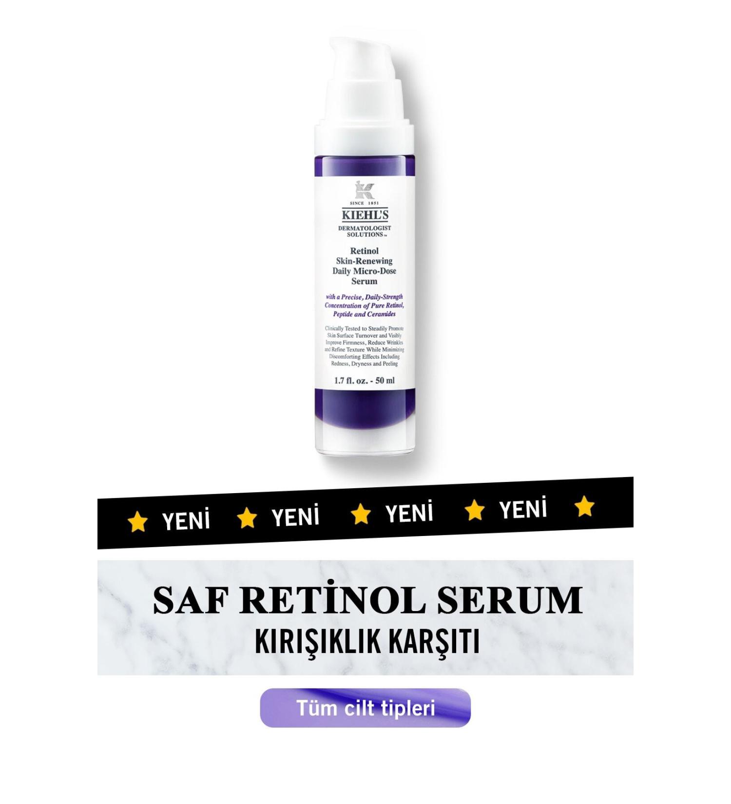 Kiehl's DERMATOLOGIST SOLUTIONS BR GHTENING-SH NING SERUM WITH RETINOL 50 ML KEYON2709 - Buy Online on GoSupps.com