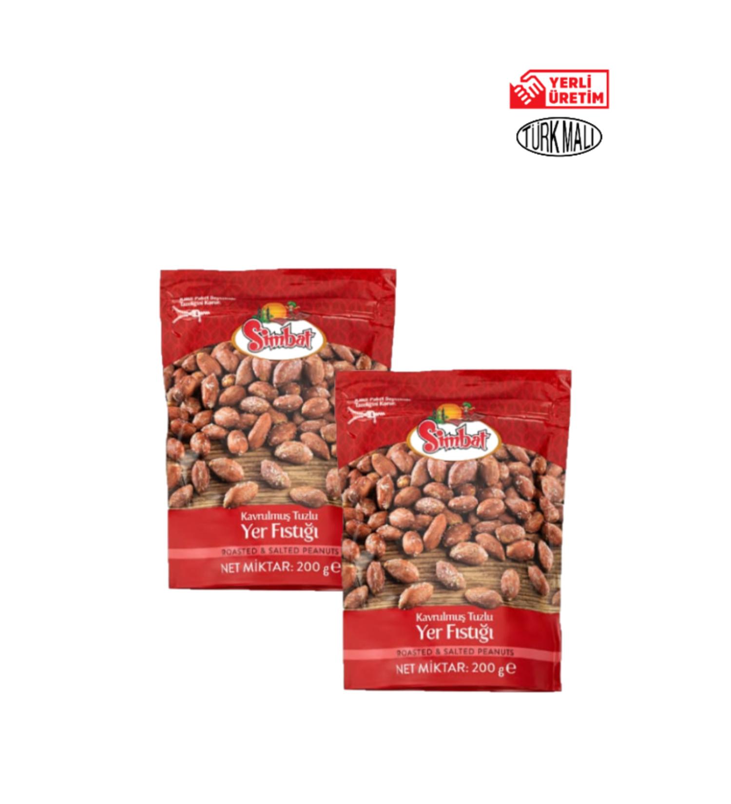 Simbat Peanut Salted 2*200 gr Roasted (2 PACKS)