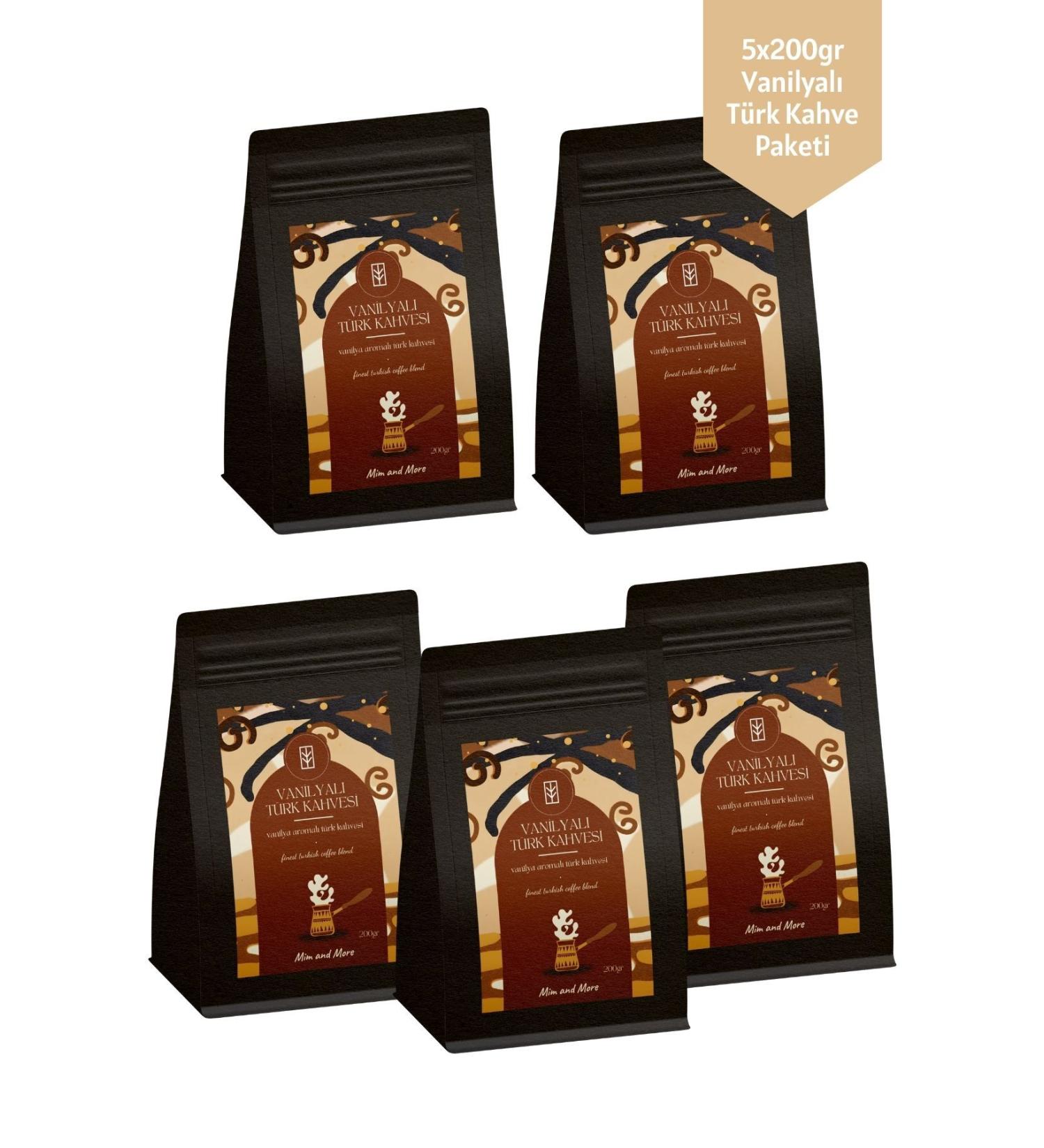 Mim and More 5x200gr Vanilla Bean Coffee Package - Buy Online on GoSupps.com