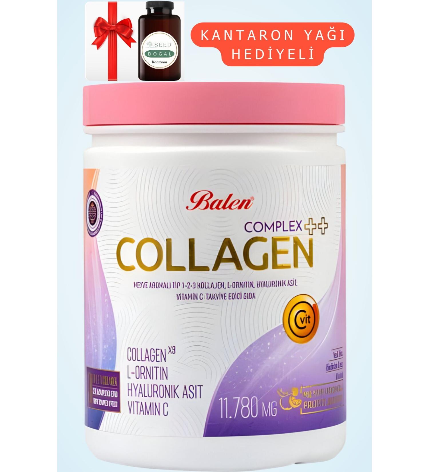 Balen COLLAGEN COMPLEX ++ FRUIT FLAVOR TYPE 1 2 3 COLLAGEN L-ORNITHINE HYALURONIC ACID VITAMIN C
