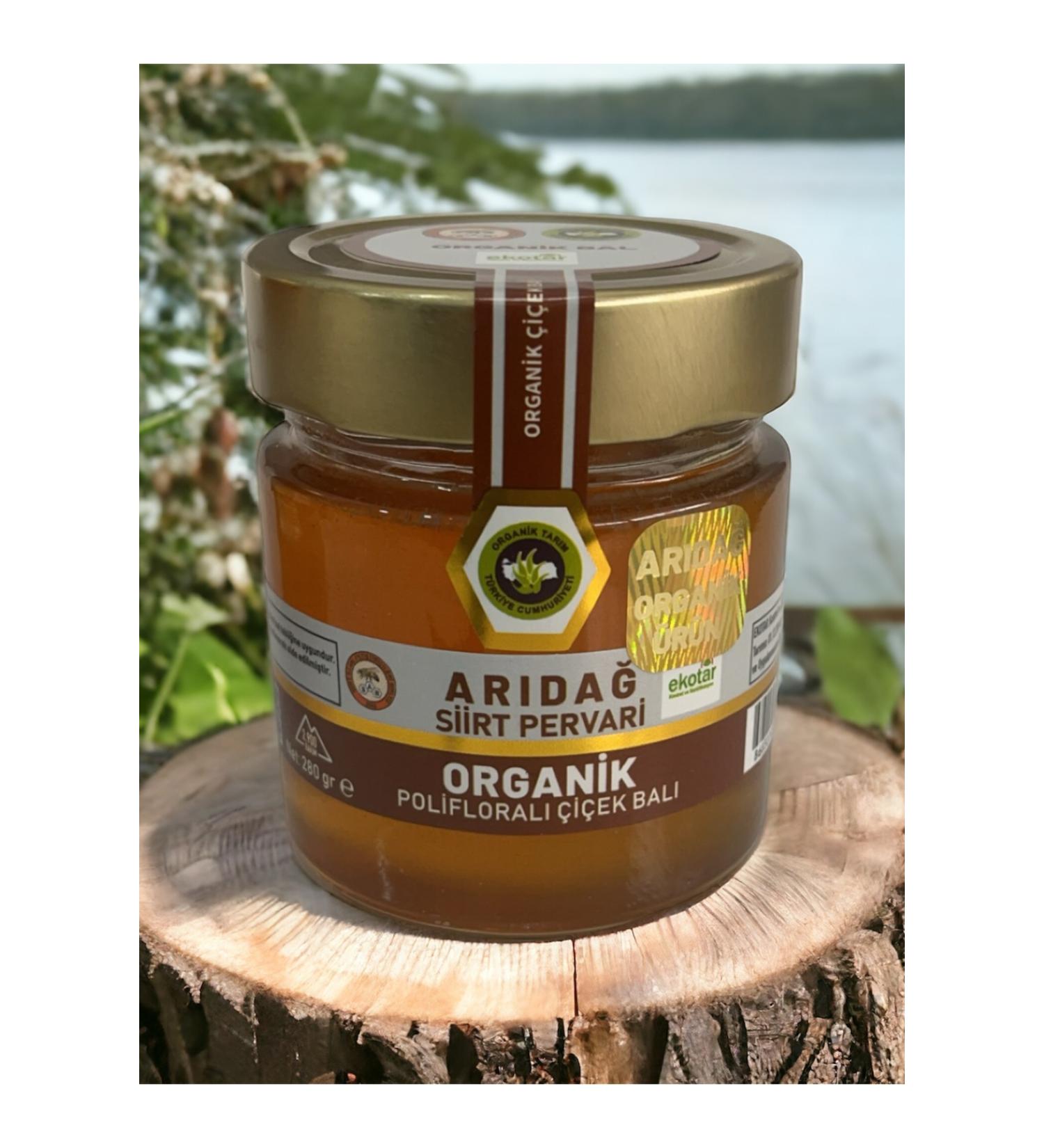 Ar da ARIDA S RT PERVARI ORGANIC POLYFLORAL FLOWER HONEY 280 gr - Buy Online on GoSupps.com