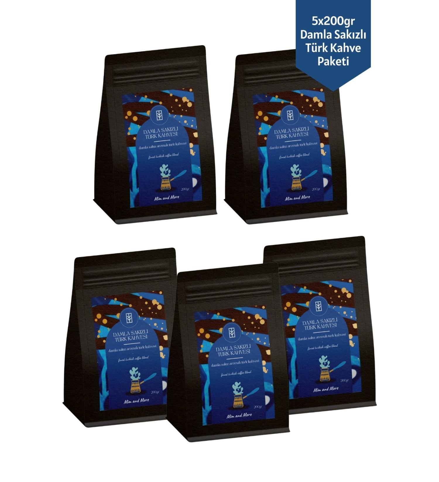 Mim and More 5x200gr Mastic Turkish Coffee Package - Buy Online on GoSupps.com