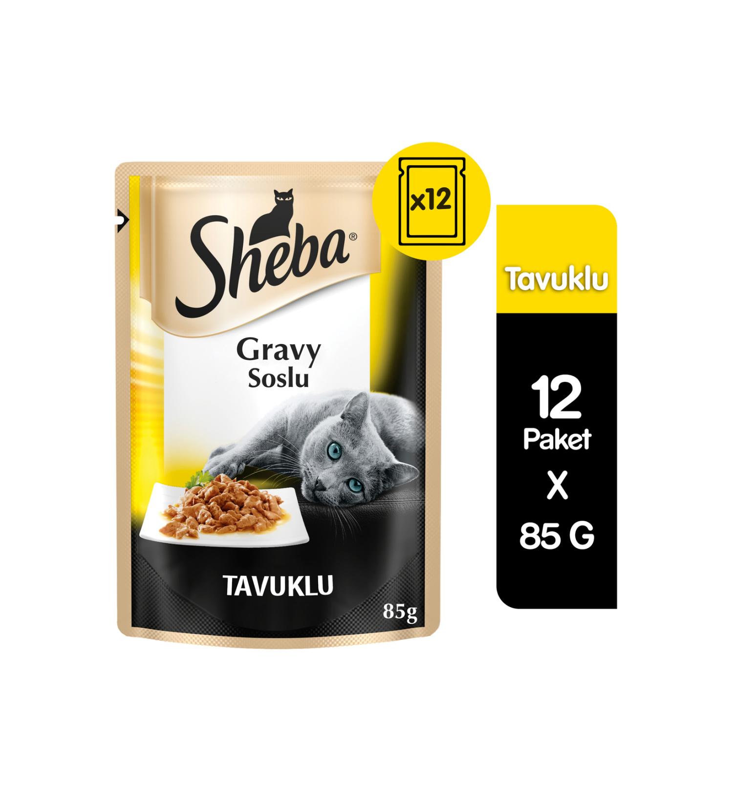 SHEBA Chicken Adult Cat Wet Food 85 gr (12 PIECES) - Buy Online on GoSupps.com