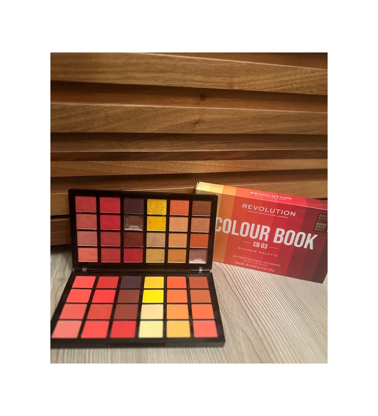 Revolution Color Book CB 03 Shadow Palette - Eyeshadow Palette - 2 eyeshadows BROKEN - Buy Online on GoSupps.com