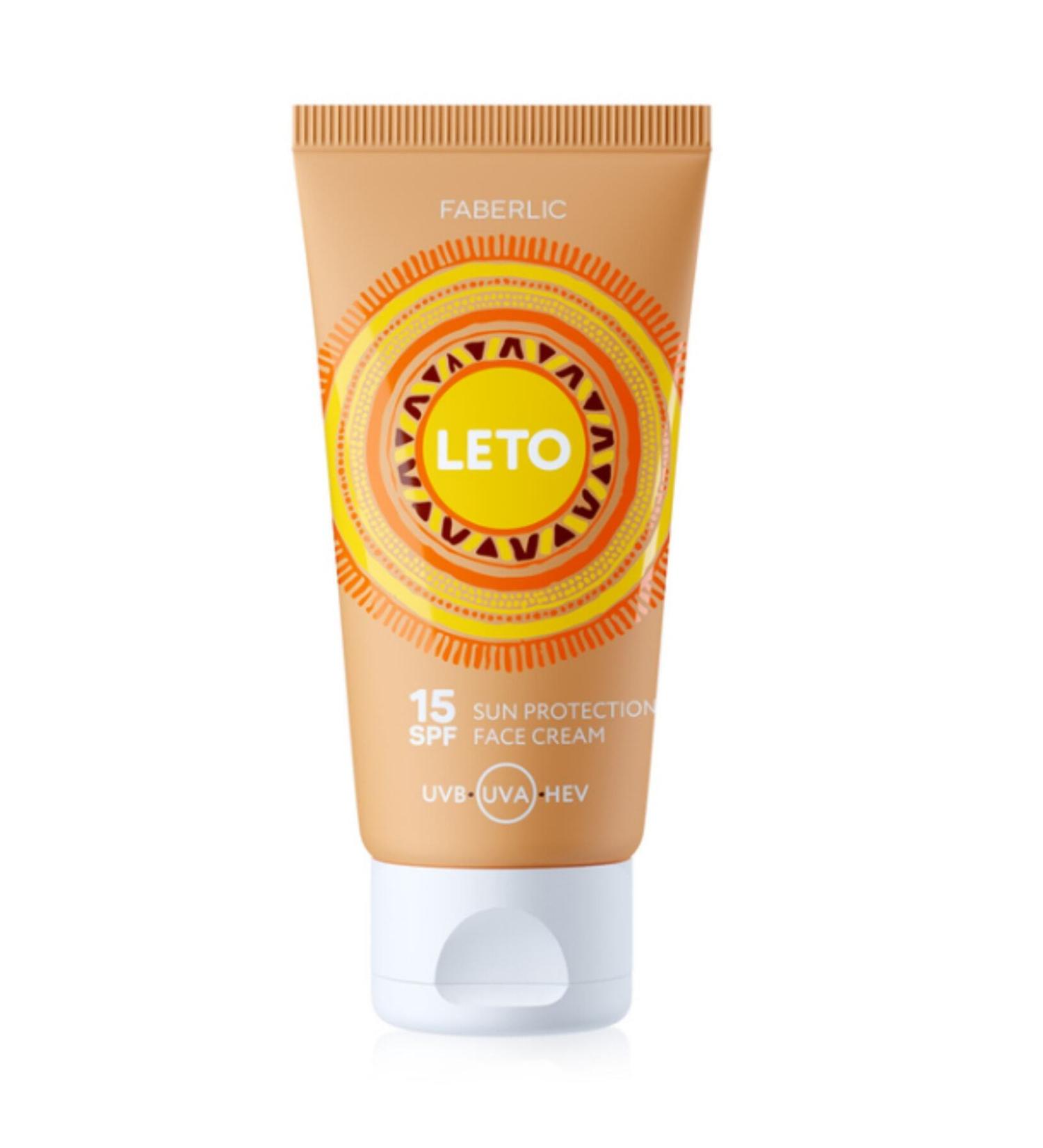 Faberlic Leto Sun Face Cream Spf 15 - Buy Online on GoSupps.com