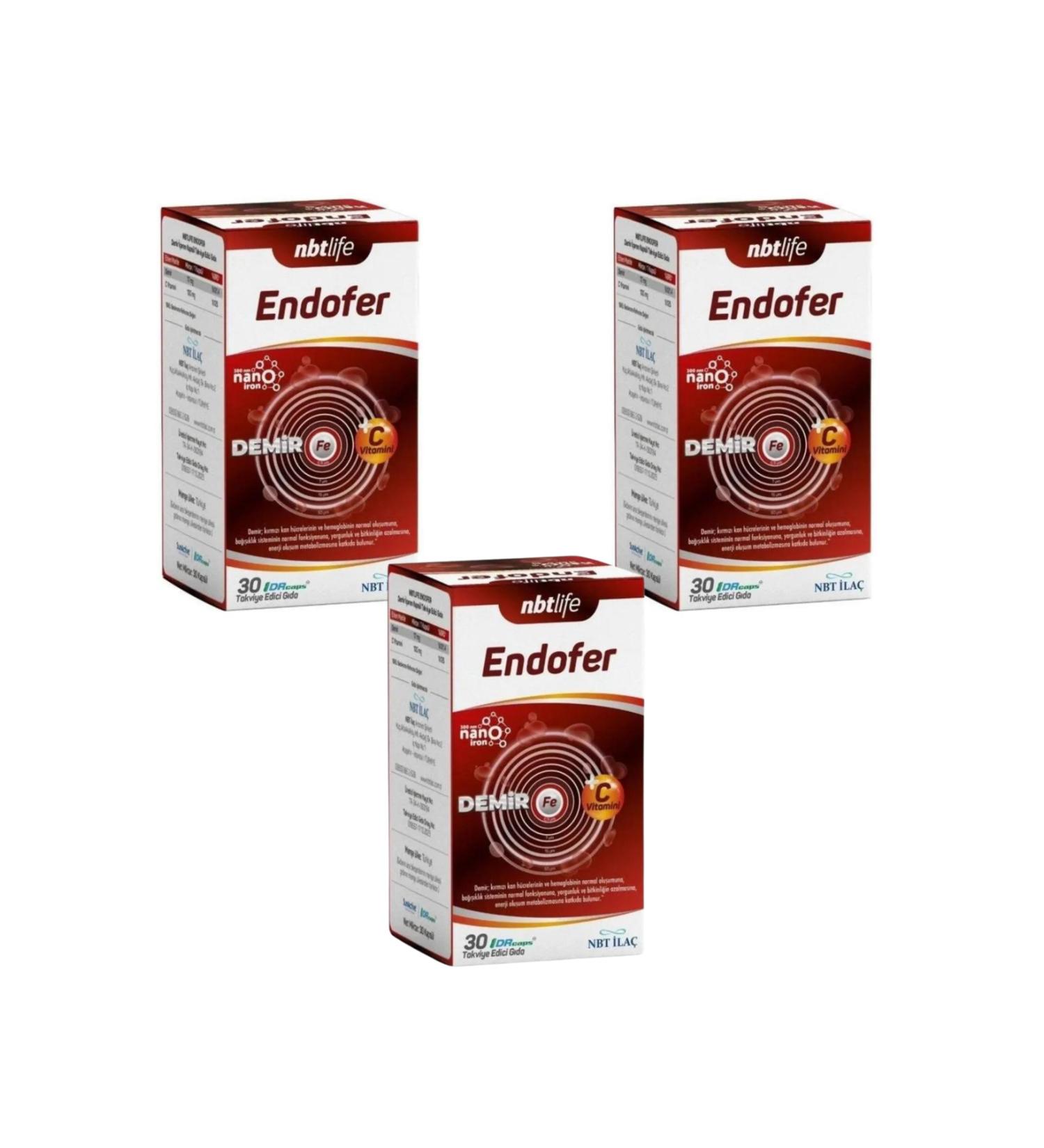Nbt la NBTLIFE ENDOFER 30 CAPSULES X3