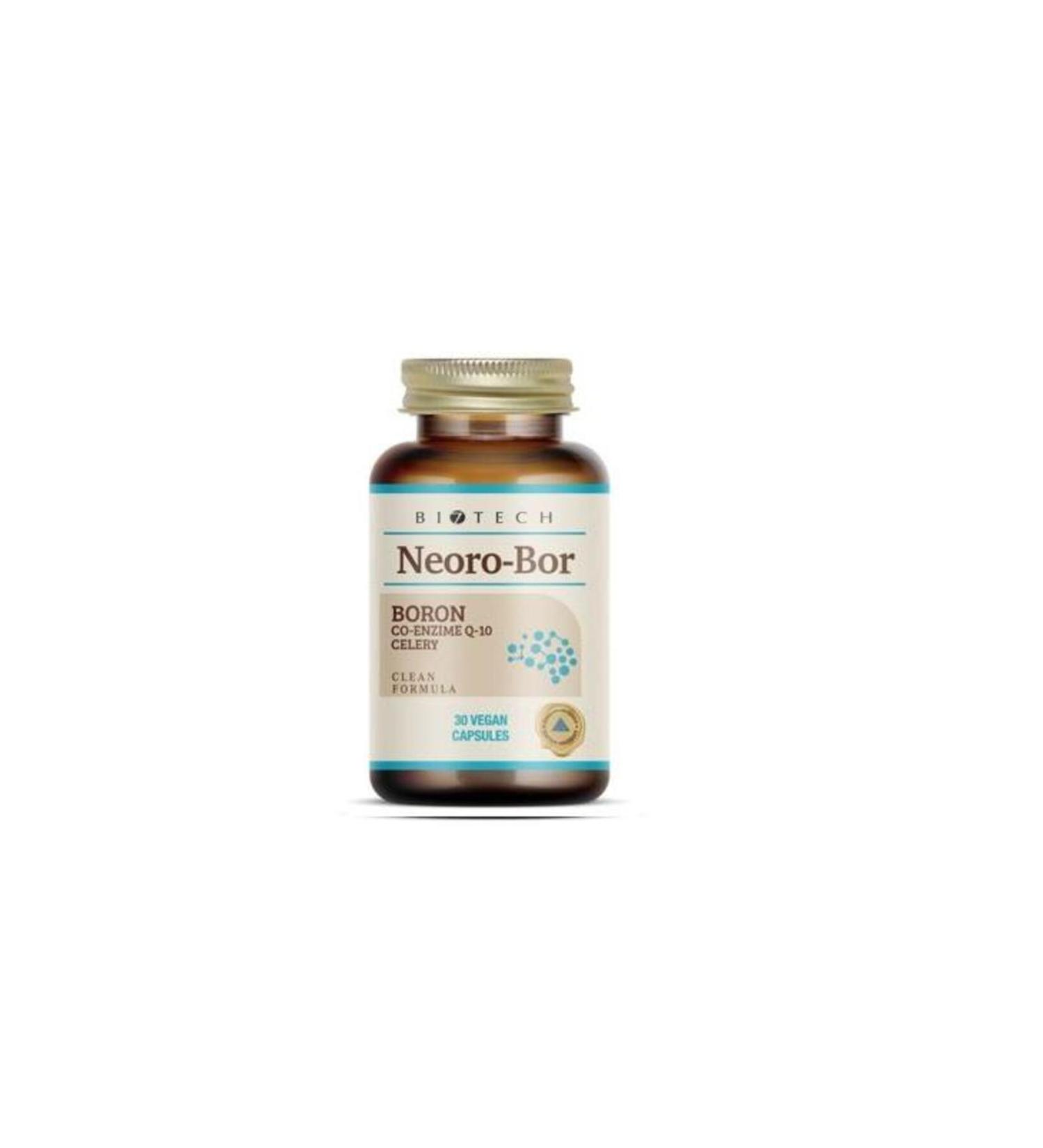 Bi7tech Neoro-bor Boron Coenzyme Q10 30 Capsules
