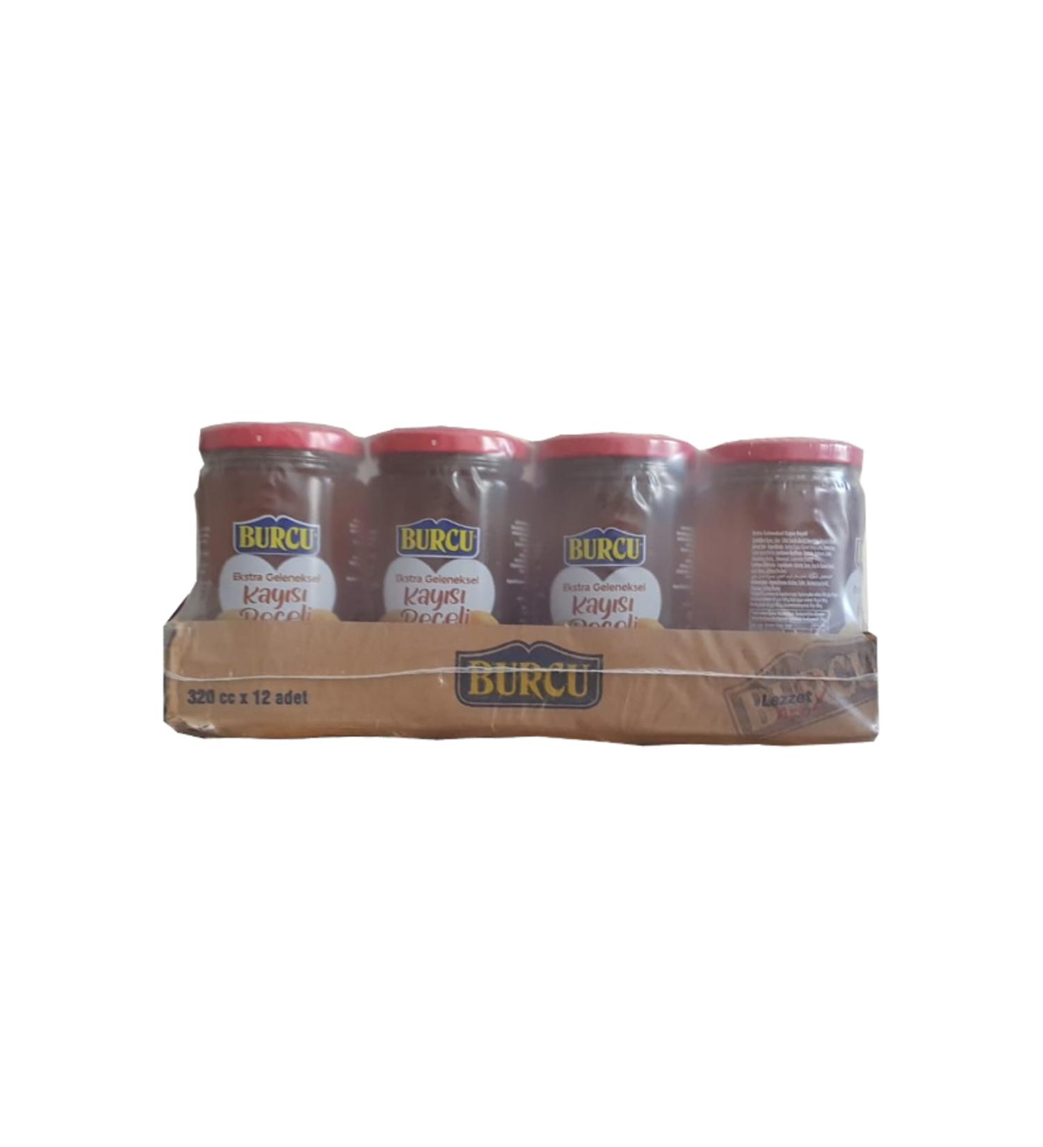 BURCU 380 grams burcu apricot jam box