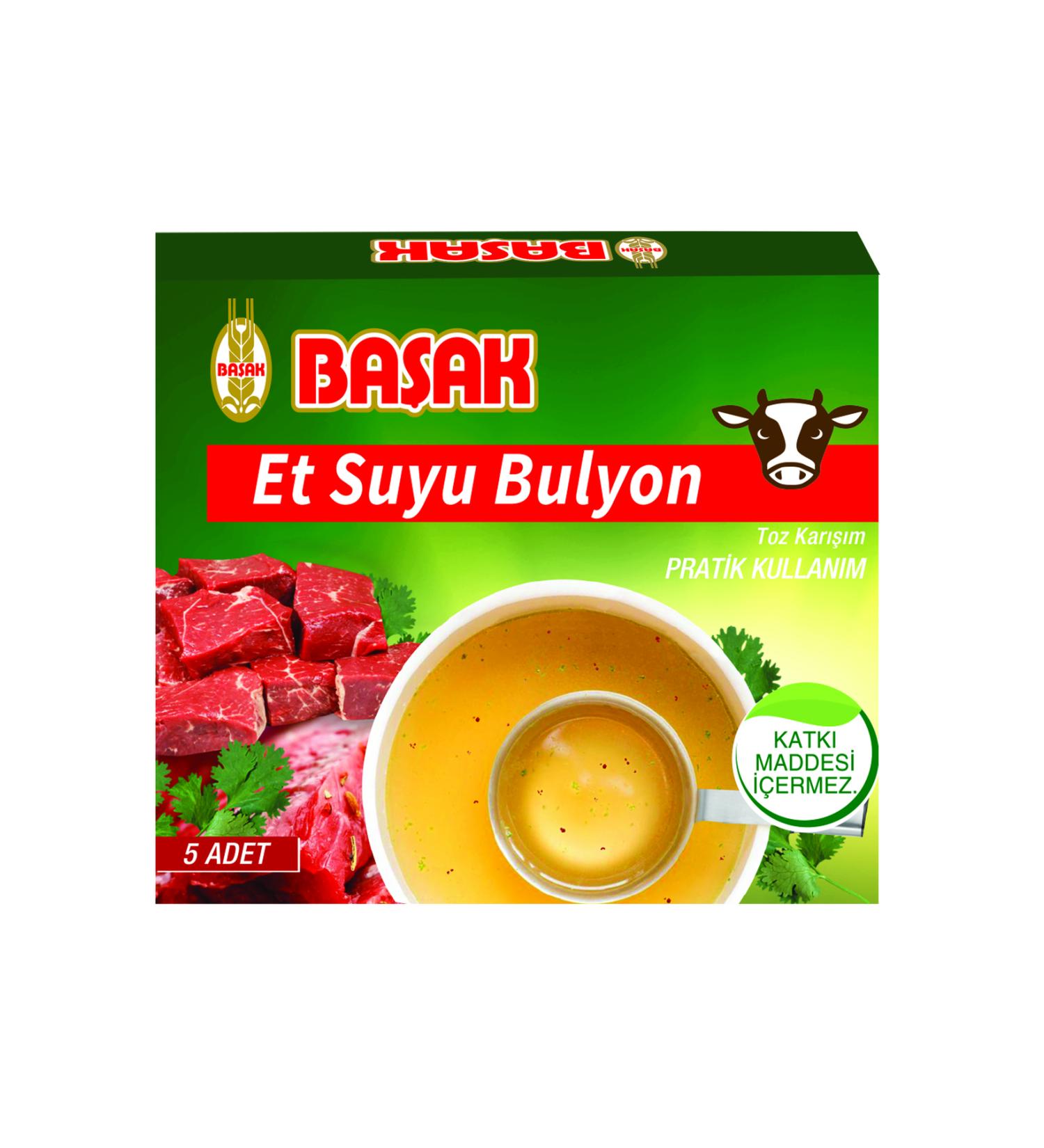 BASAK Meat Bouillon 5 Pieces x 10 Packs