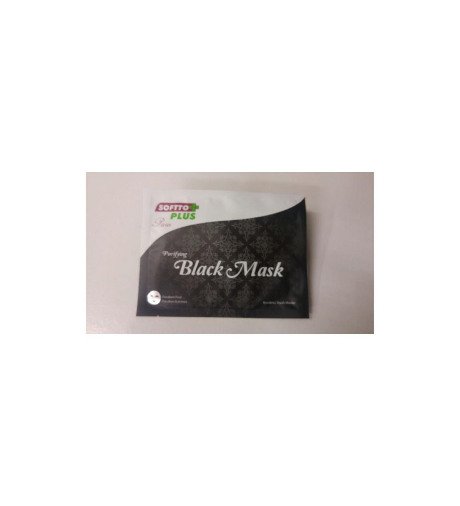 Softto Plus Black Mask Purifying Black Mask 25ml