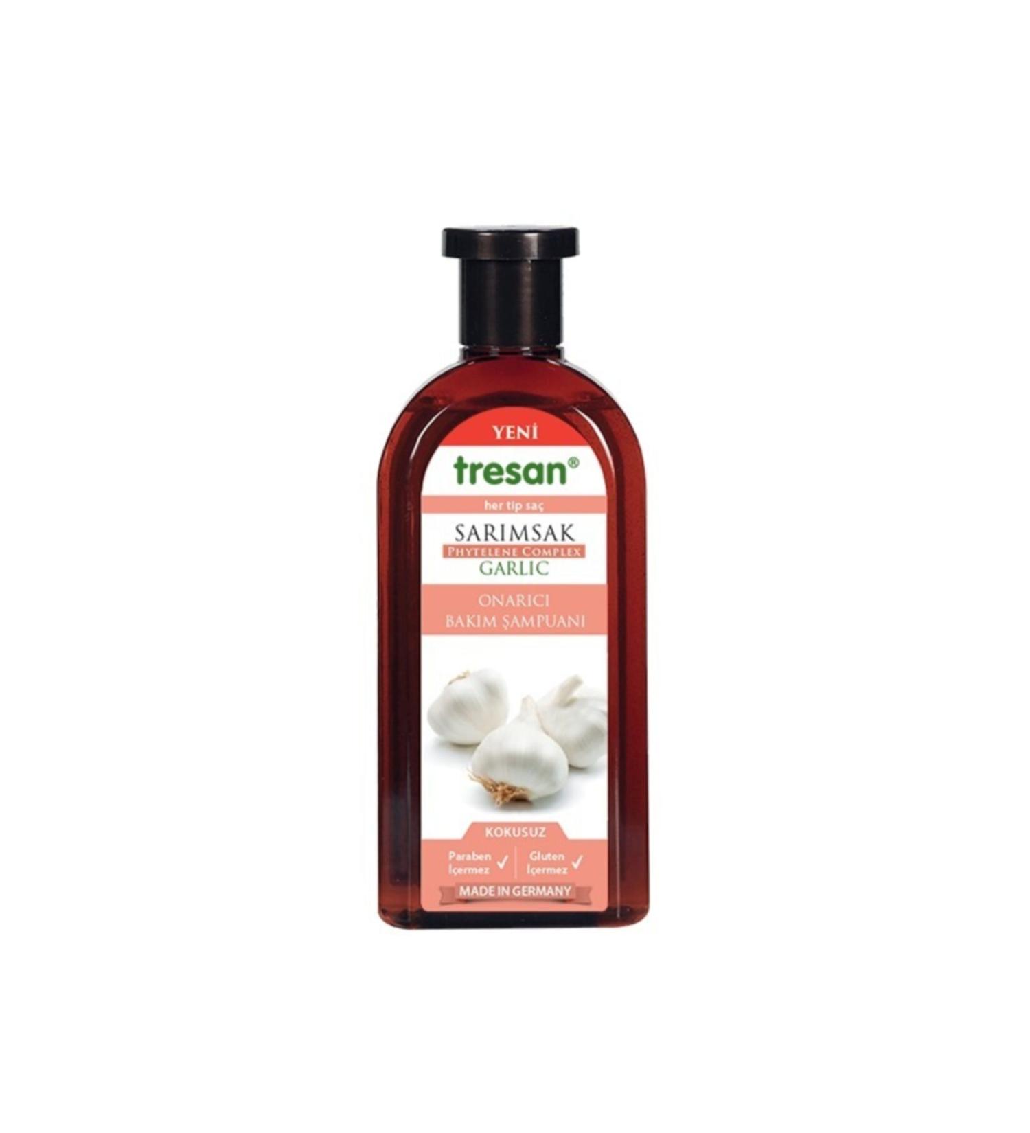 Tresan Garlic Extract Unscented Shampoo 300 ml