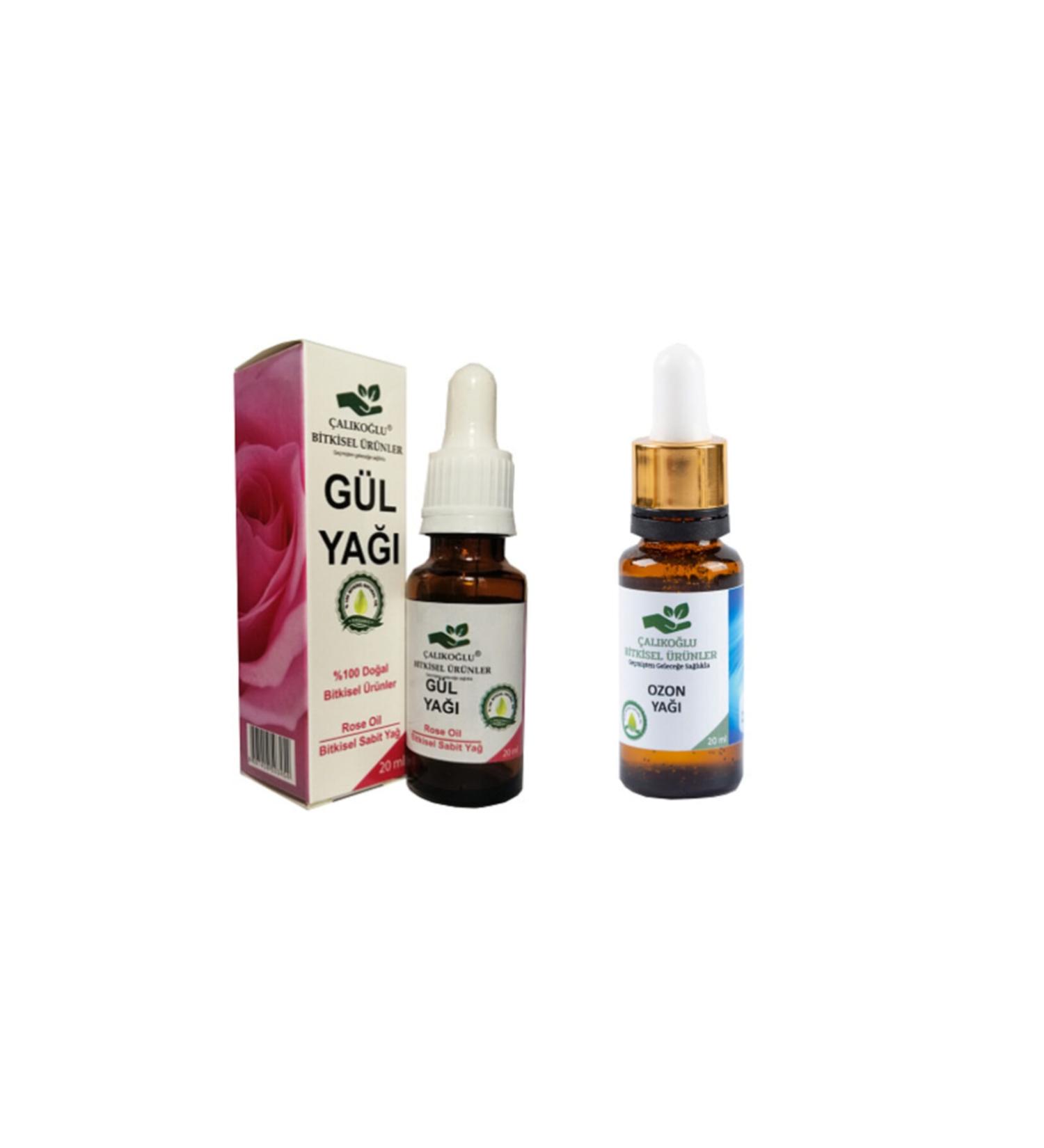 al ko lu Herbal Products Rose Oil - Ozone Oil 2-Pack Advantage 20 Ml