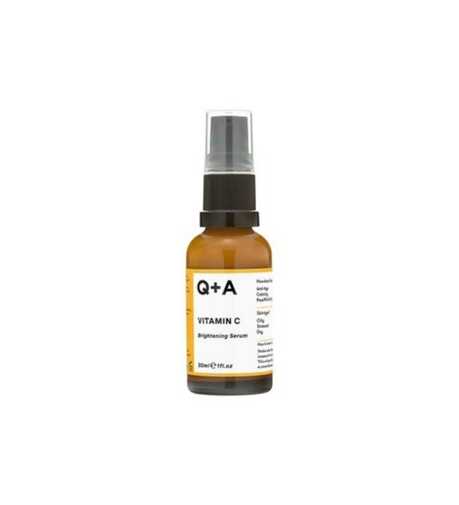 Q + A Vitamin C Brightening Serum for Mature and Dull Skin 30 ml