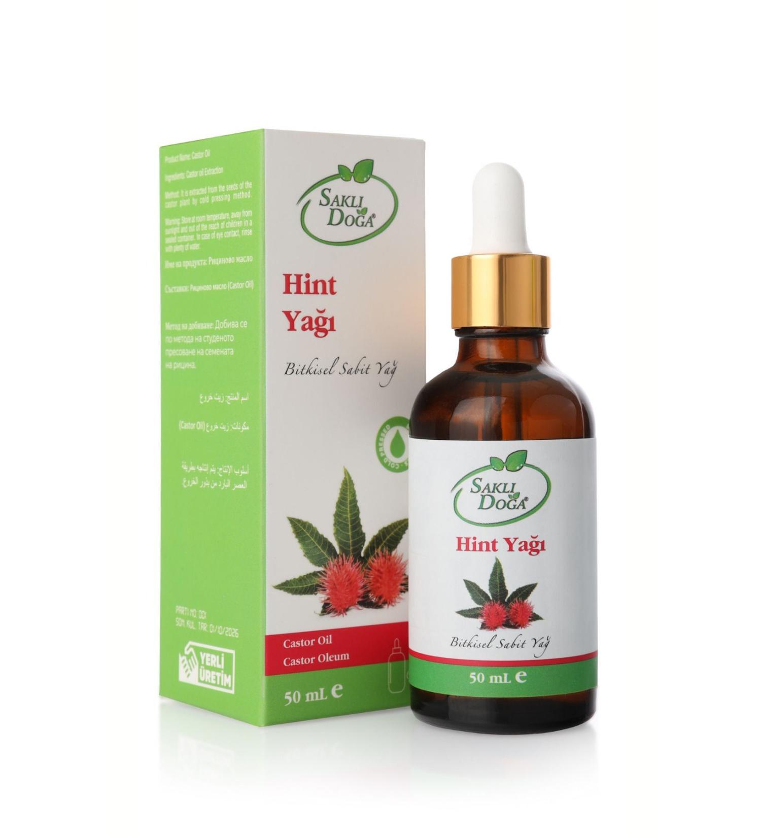 HIDDEN NATURE 0 Pure and Natural Castor Oil 50ml - Buy Online on GoSupps.com
