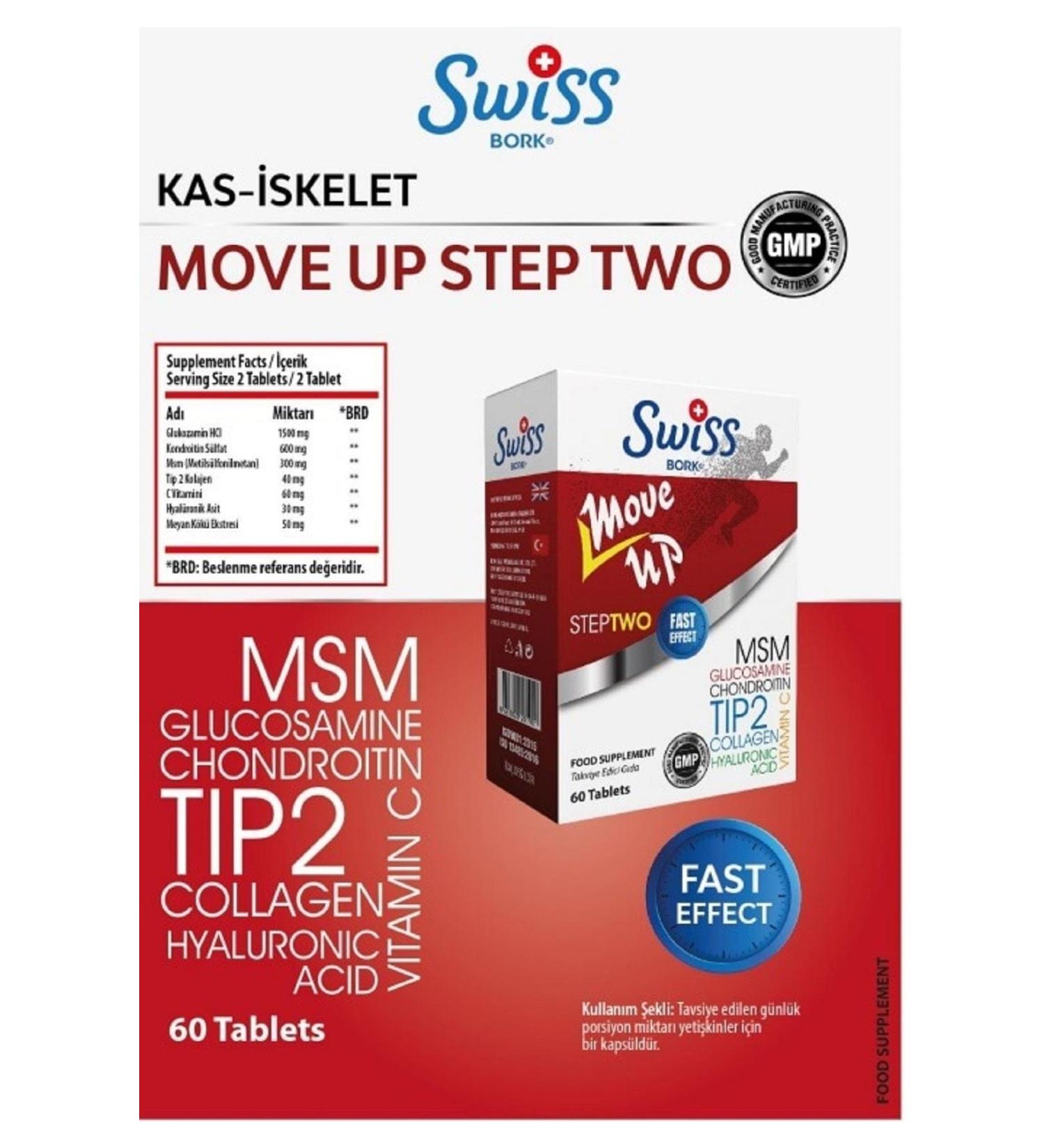 SWISS Bork Move Up Type 2 60 Tablets