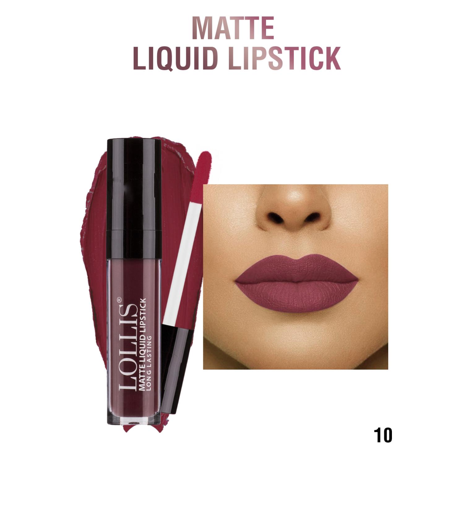 Lollis Matte Liquid Lipstick 10 / Matte Liquid Lipstick 10 - Buy Online on GoSupps.com
