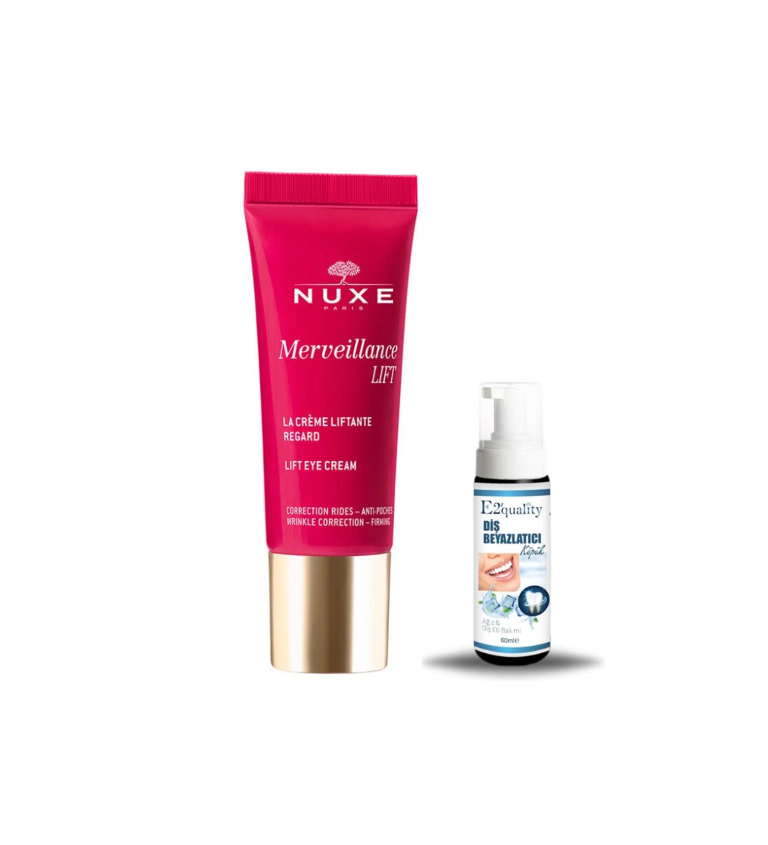 Nuxe Lift Eye Cream 15 ml + Teeth Whitening Foam