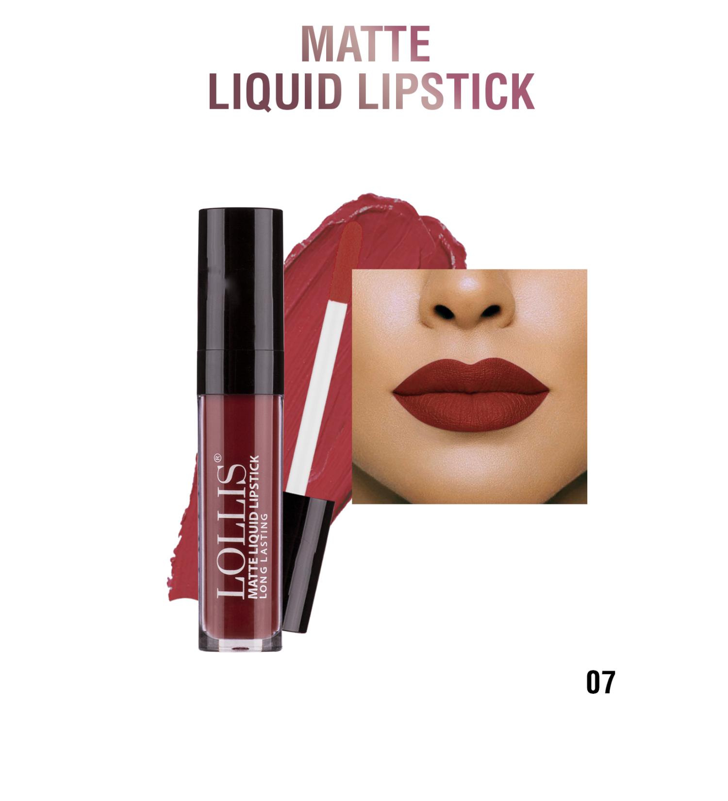 Lollis Matte Liquid Lipstick 07 /matte Liquid Lipstick 07 - Buy Online on GoSupps.com