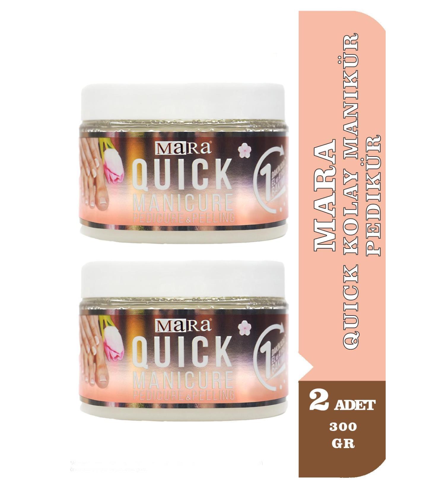 Mara Quick Easy Manicure Pedicure 300 ml 2 Pieces - Buy Online on GoSupps.com