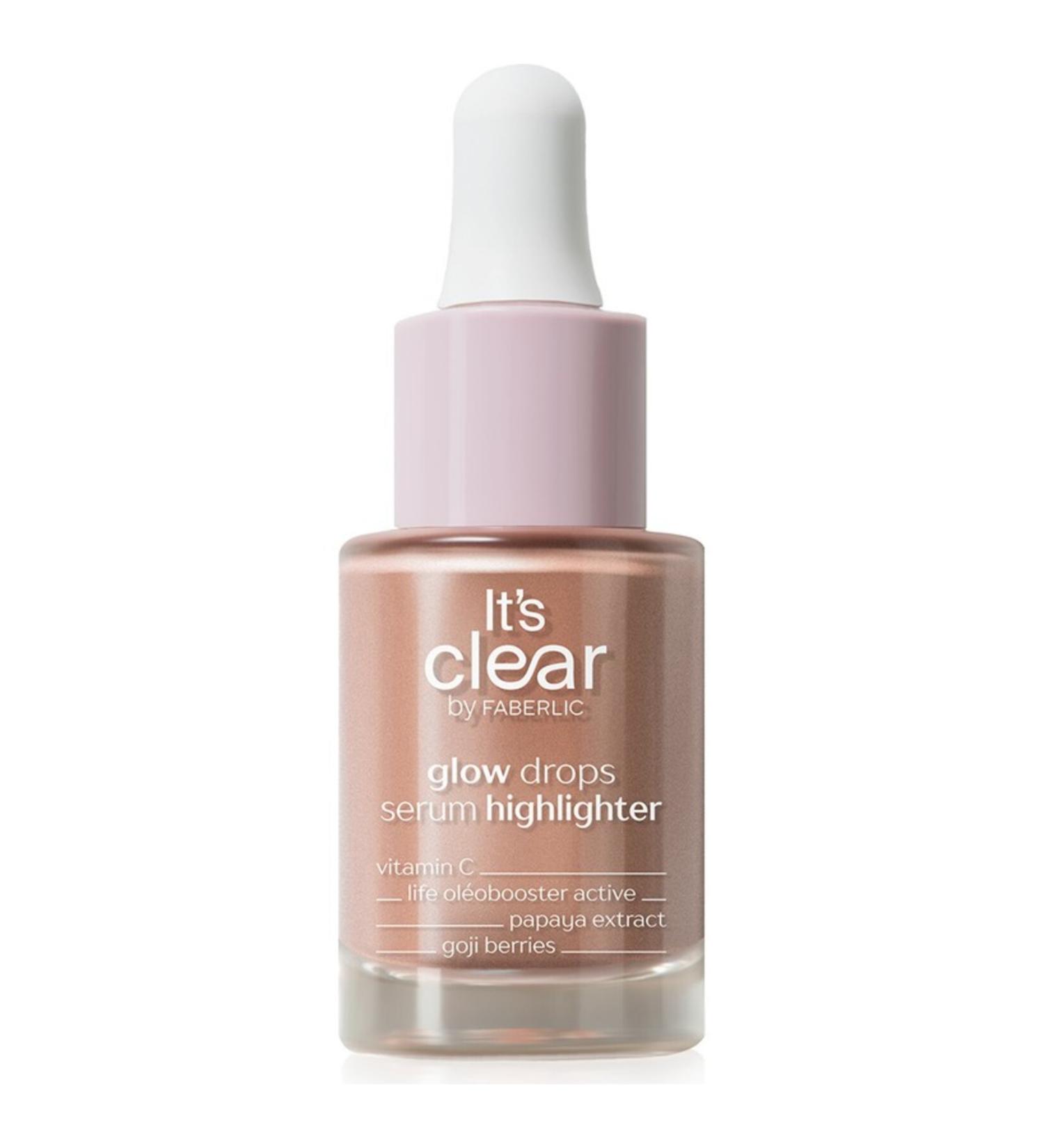 Faberlic Glow Drops Serum Illuminator Tone "Pearl Pink"
