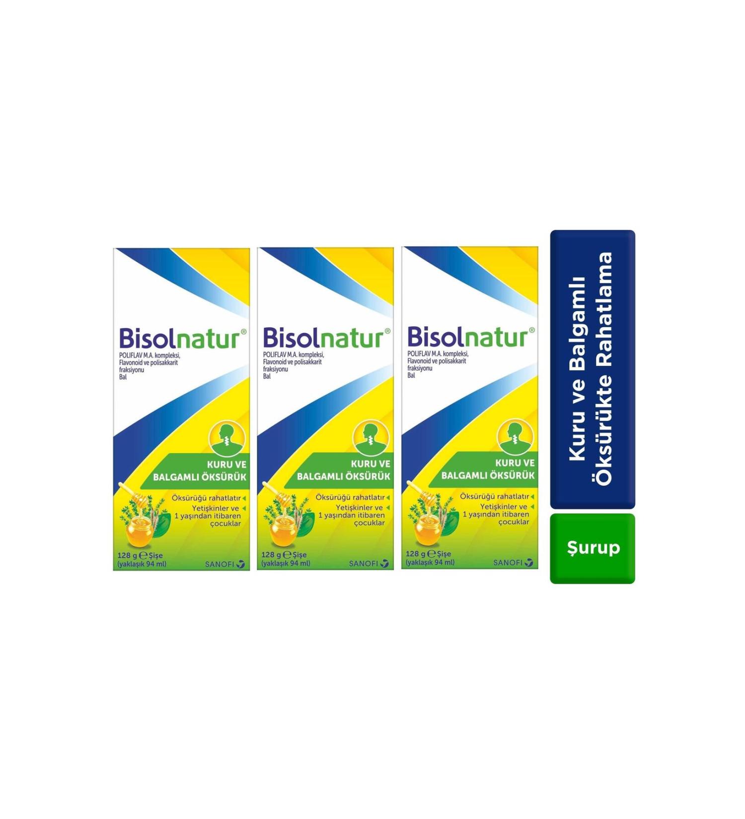 Bisolnatur Herbal Syrup 128 gr 3 Pieces