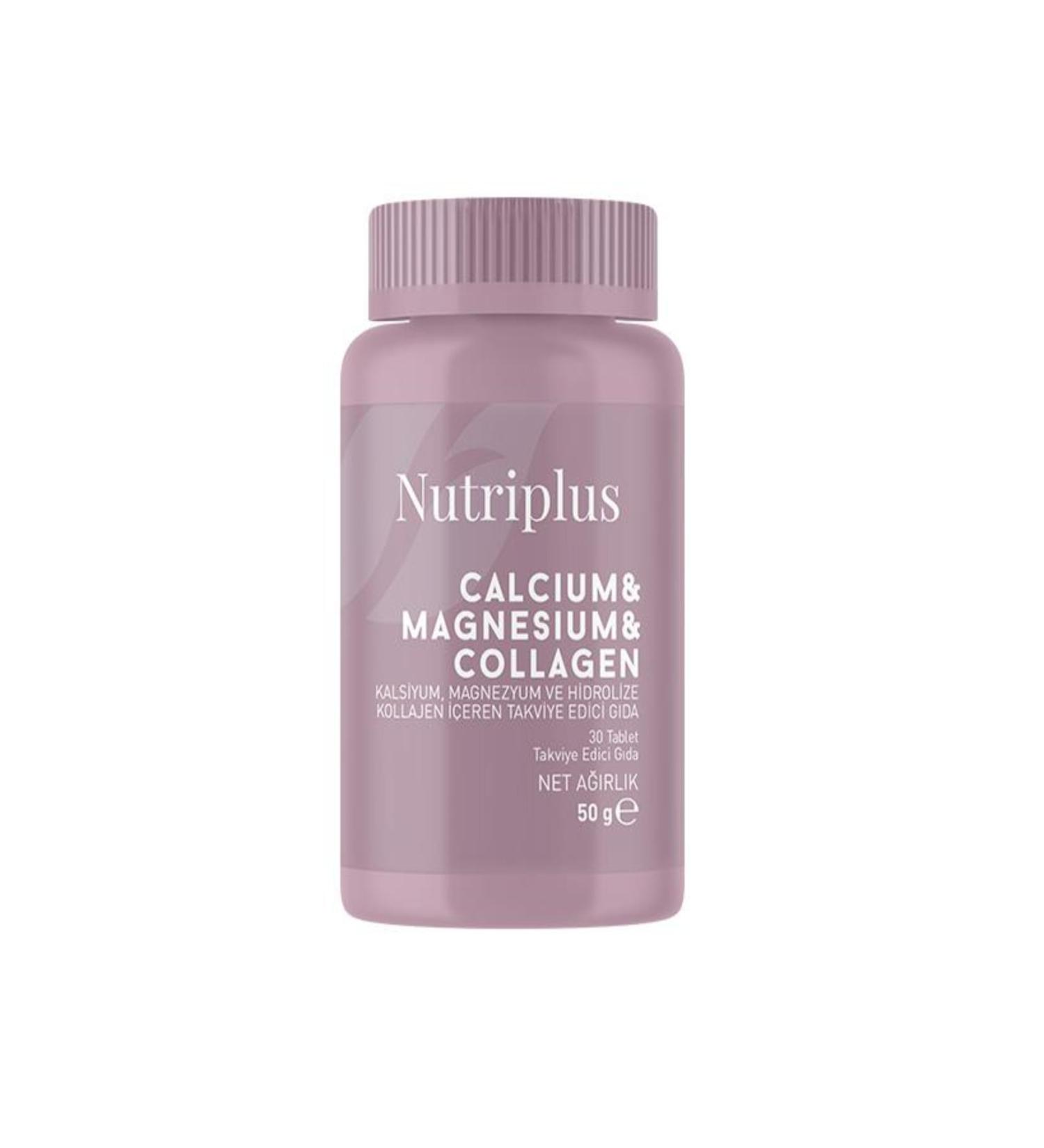 Farmasi Nutriplus Calsium Magnesium Colagen 30 Tablets