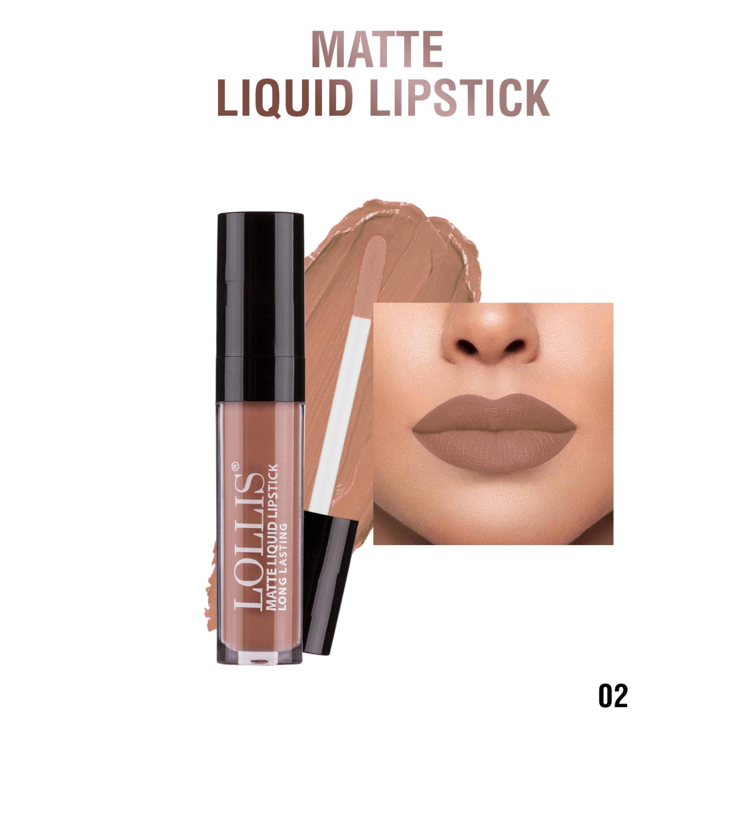 Lollis Matte Liquid Lipstick 02 /matte Liquid Lipstick 02 - Buy Online on GoSupps.com