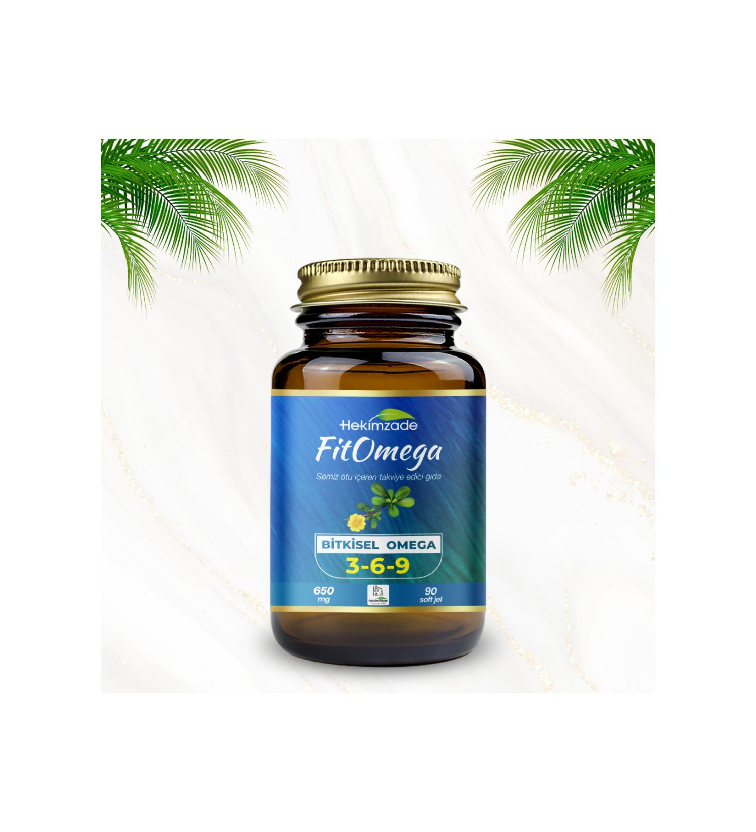 Hekimzade Fit Omega Soft Gel 90 Capsules 650mg