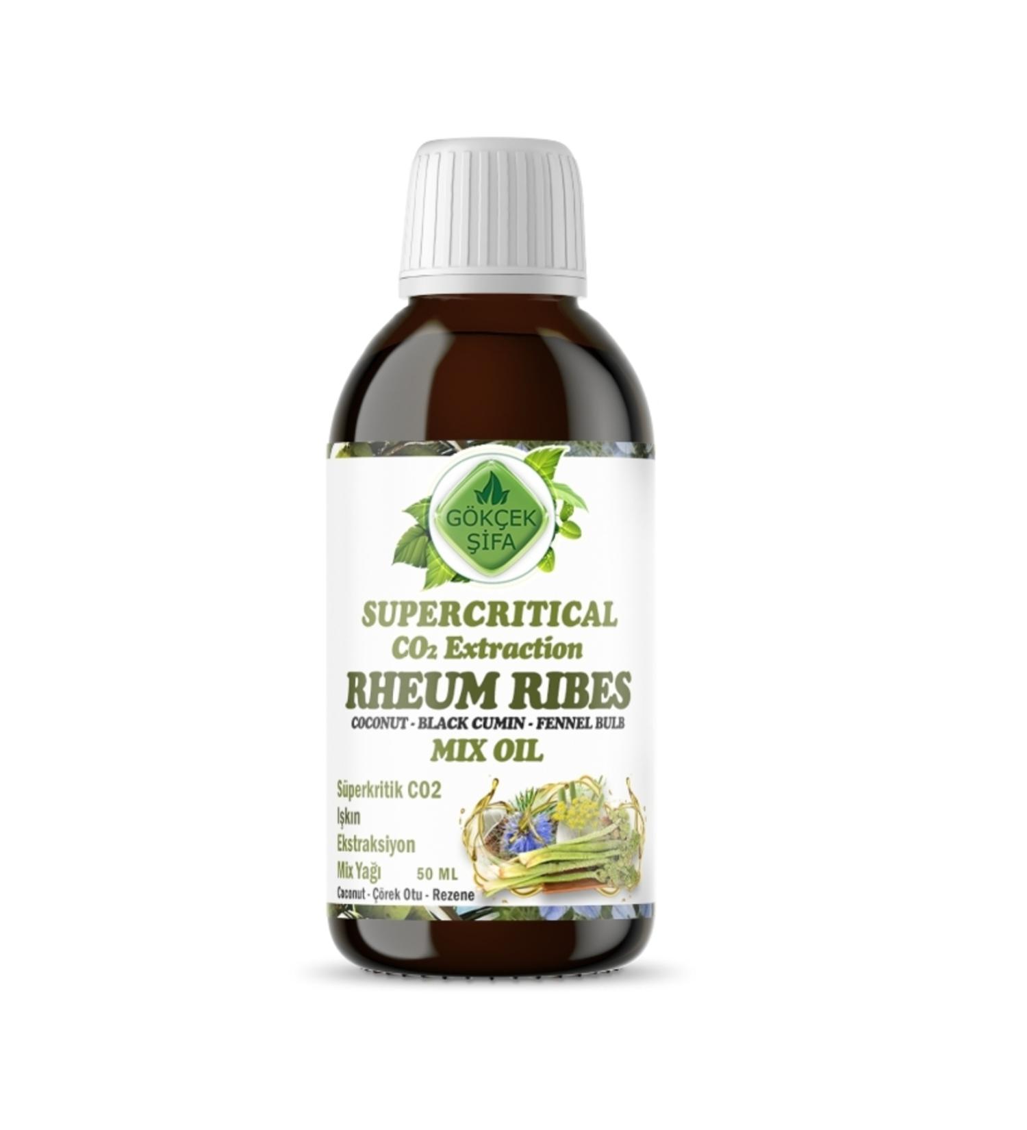 Gokcek Healing Iskin (RHEUM RIBE) Supercritical Co2 Ca Mix Oil 50 ml