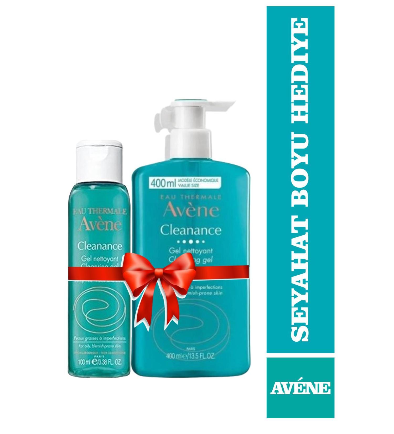Avene Av ne Cleanance Gel Nettoyant Cleansing Gel 400 ml Travel Size 100 ml Gift - Buy Online on GoSupps.com