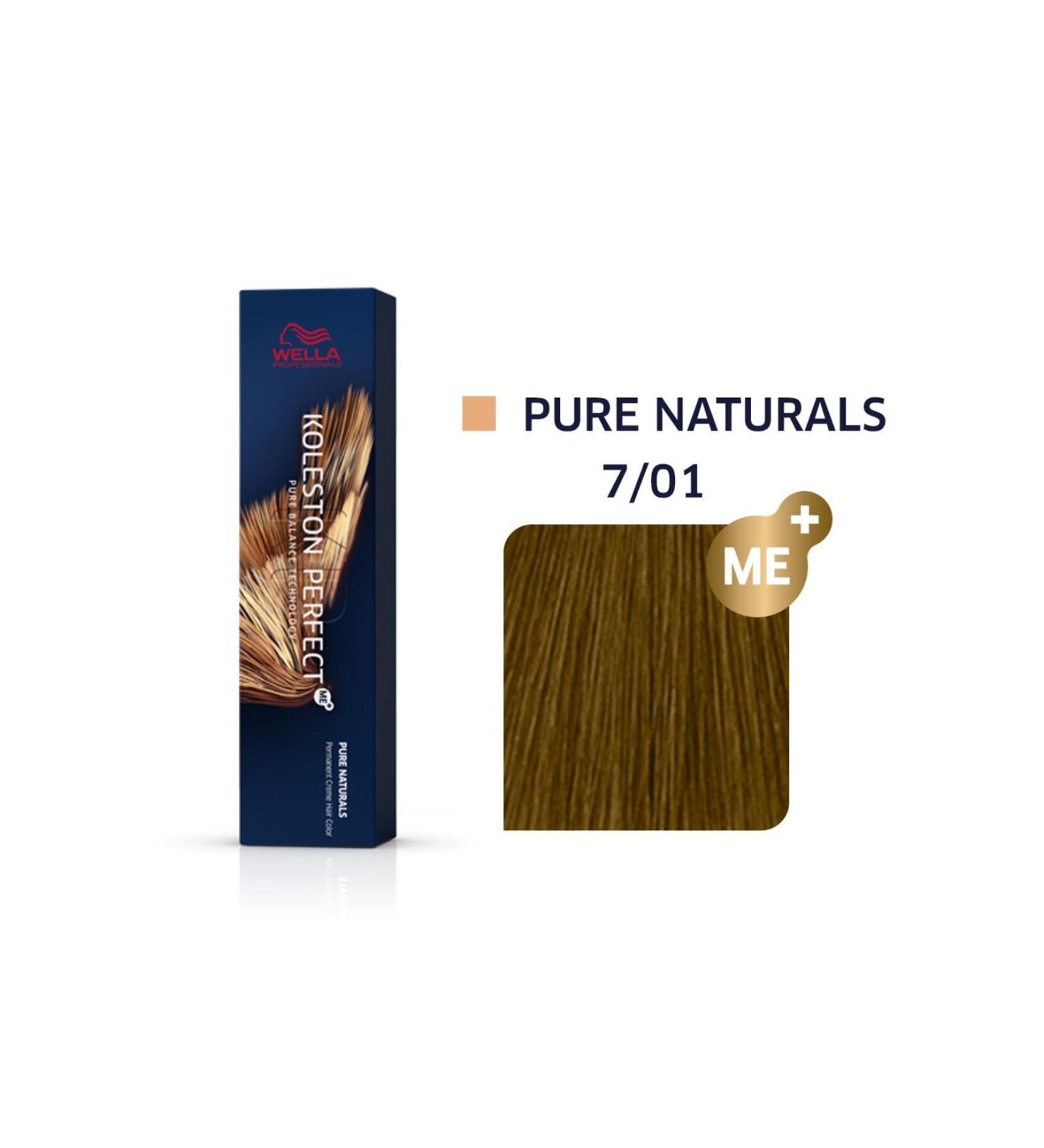 wella Professionals KOLESTON PERFECT ME+ 7/01 PURE NATURALS LONG-LASTING HAIR DYE 60 ML GKHAIR1350