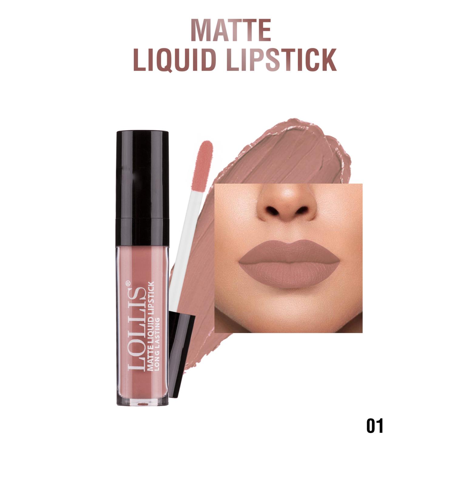 Lollis Matte Liquid Lipstick 01 /matte Liquid Lipstick 01 - Buy Online on GoSupps.com