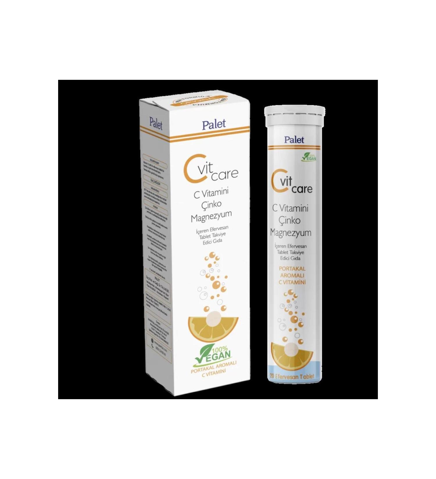 Palet Cvitcare 20 Effervescent Tablets