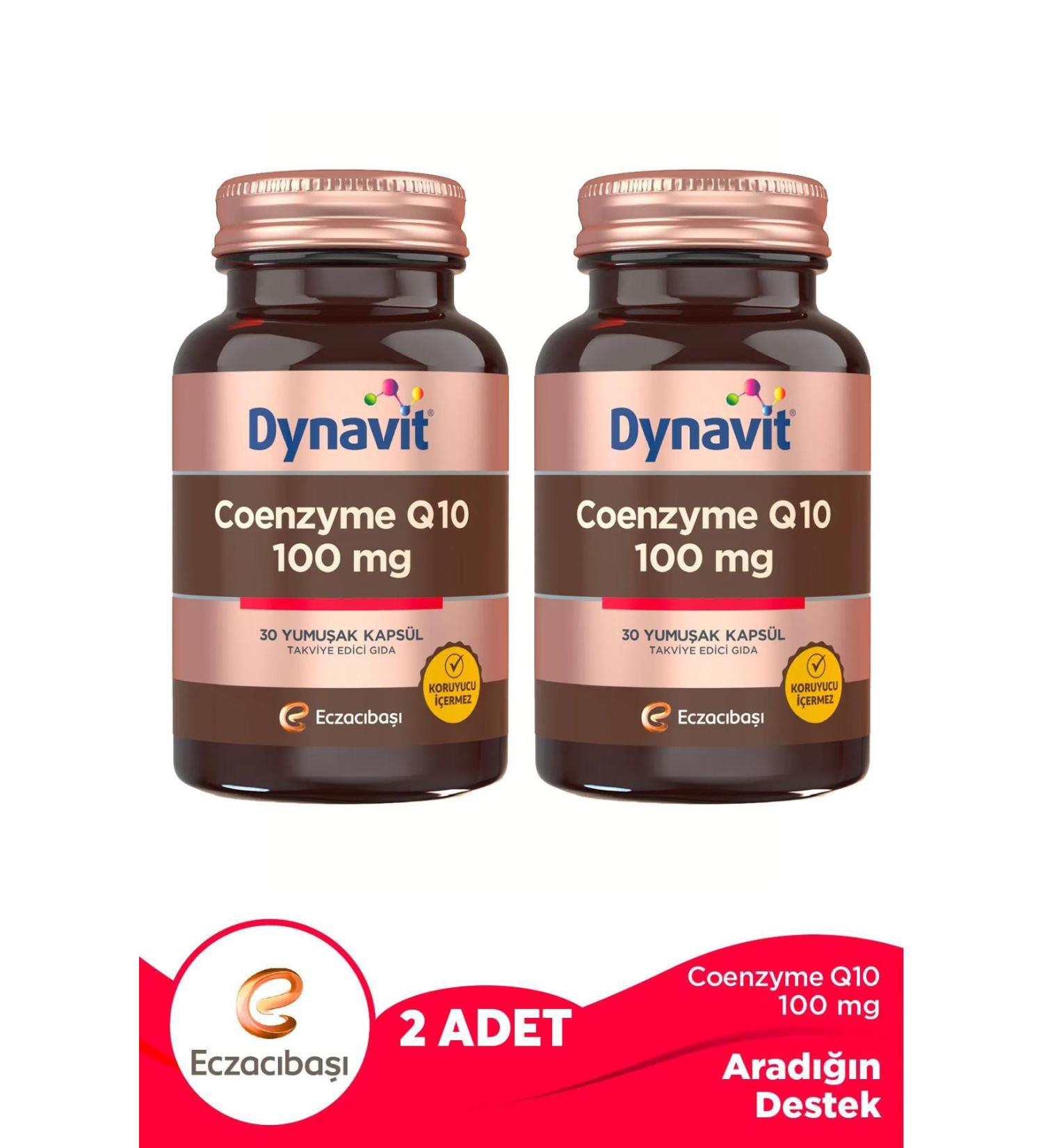 Dynavit Coenzyme Q-10 100 Mg 30 Softgels 2 Pieces