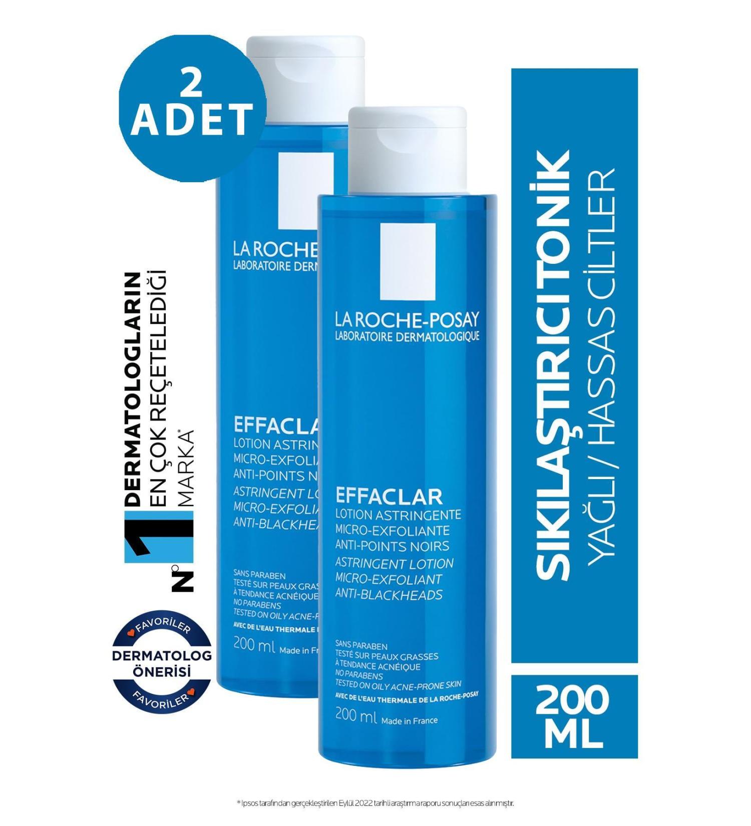 La Roche Posay Effaclar Firming Tonic 200 ml 2 Pieces - Buy Online on GoSupps.com