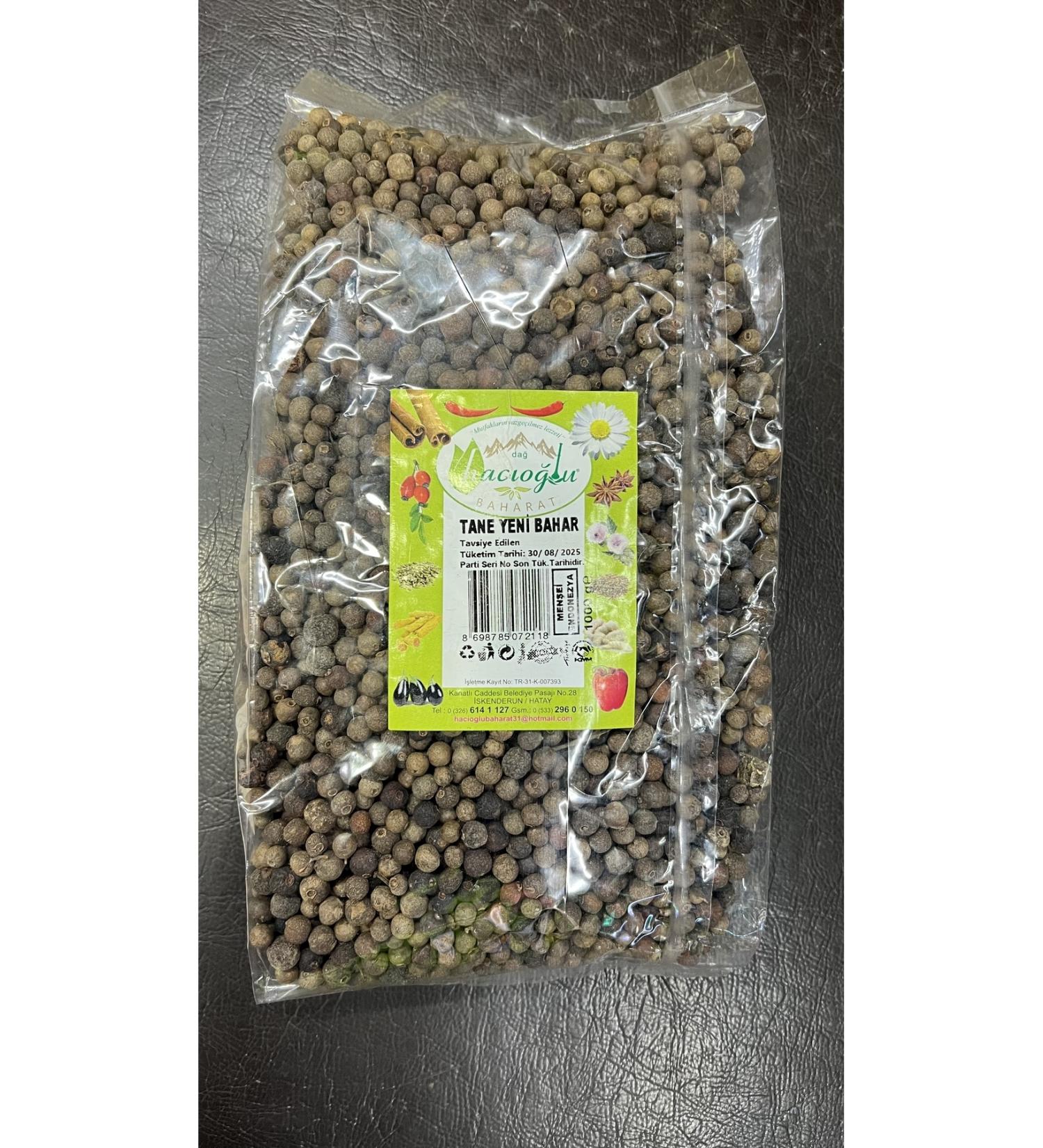 Hac o lu Spice Hatay Local Allspice Grain 1 kg / 1000 gr