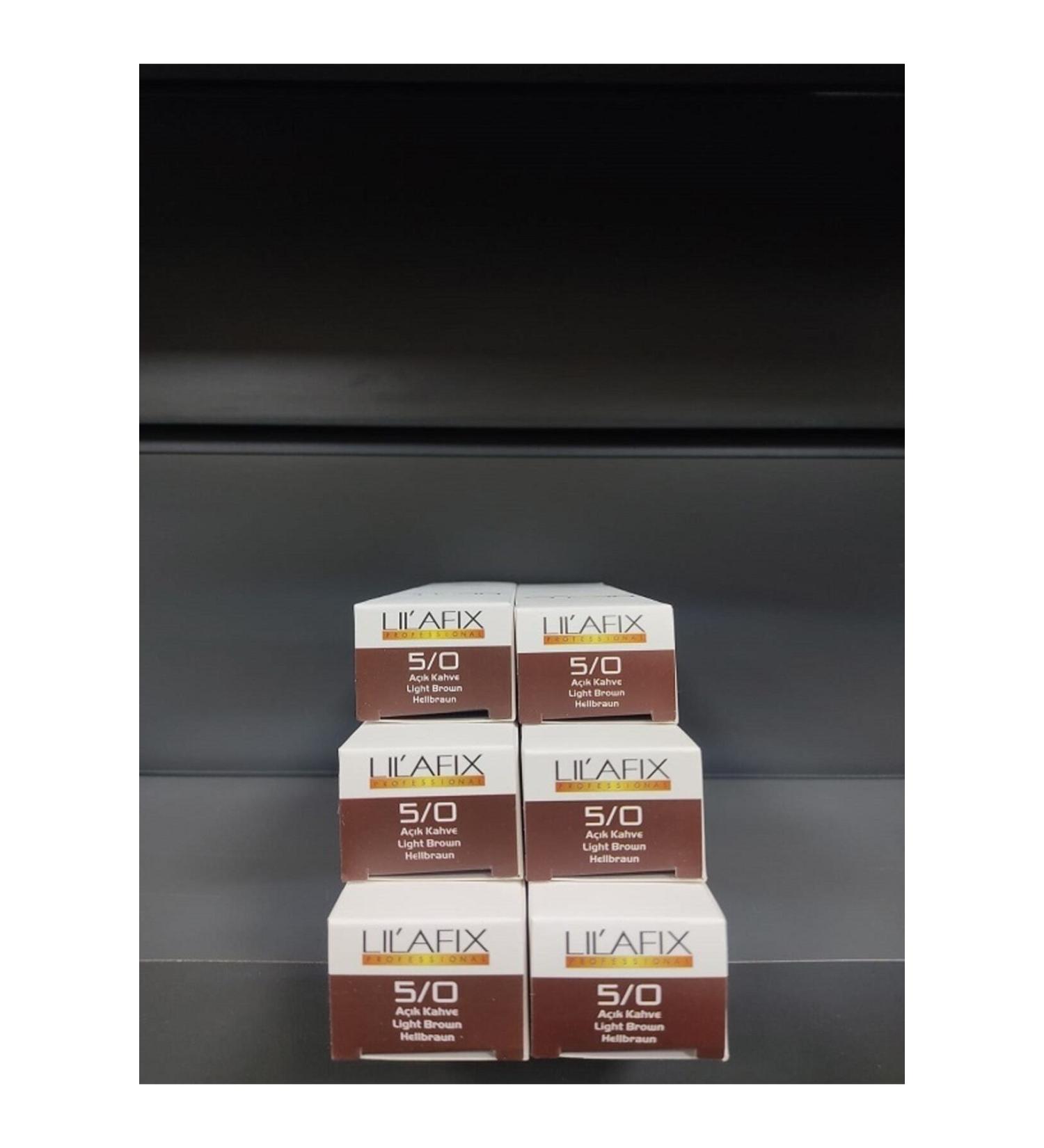 Lilafix Light Brown Cream Hair Dye_60mlx6 Pieces..big zellik300424156