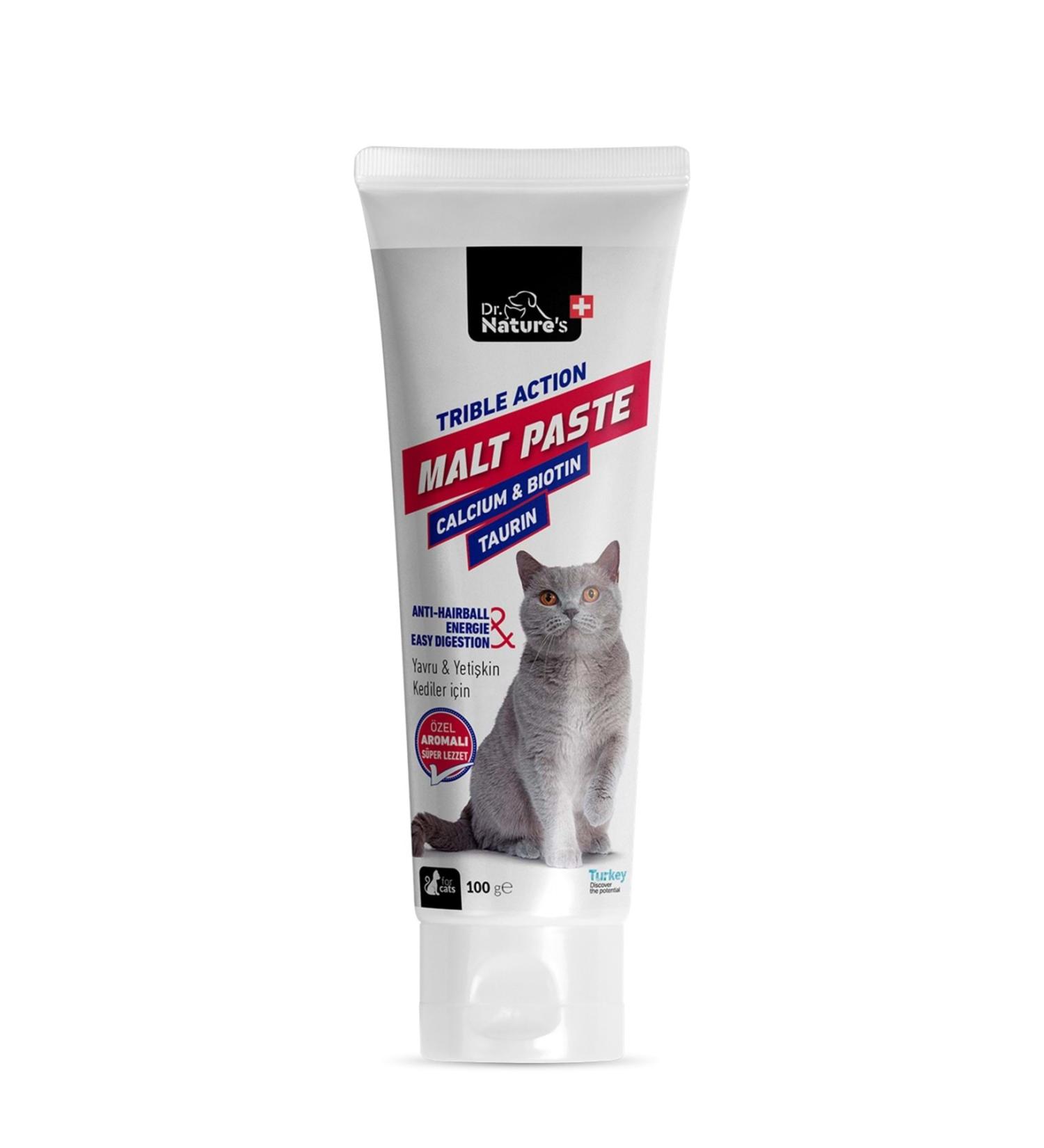 Dr. Nature's Cat Malt Paste (Hairball For Hairballs) 100 gr