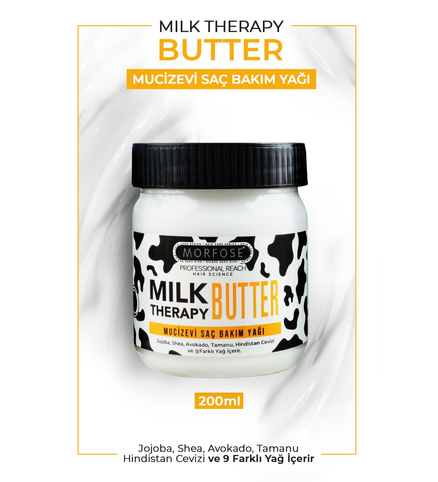 Morfose Milk Therapy Butter Oil Miraculous Hair Care Oil 200 ml - Hair Loss Prevention Nourishing Repairing - Buy Online on GoSupps.com