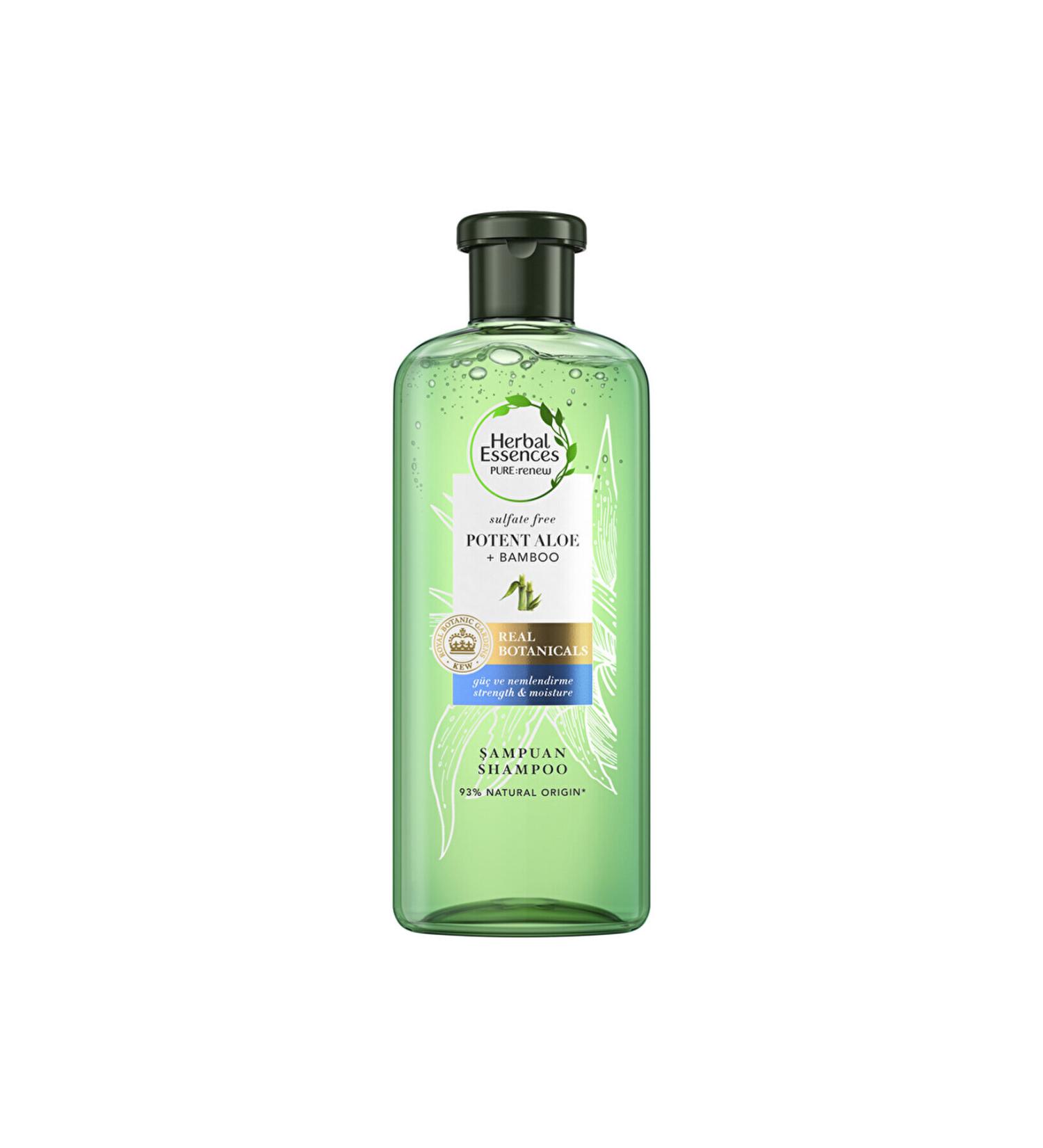 Herbal Essences PURE:RENEW BAMBOO ILLUMINATING-SHINING SHAMPOO 380 ML DKHAIR707