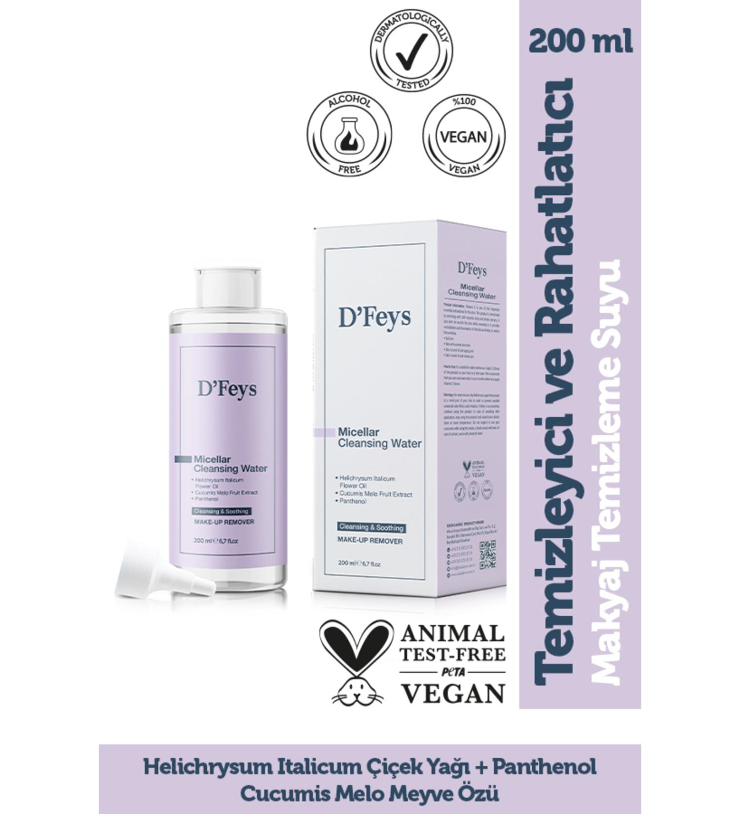 Dfeys Cleansing and Relaxing Make-Up Remover Water 200ml