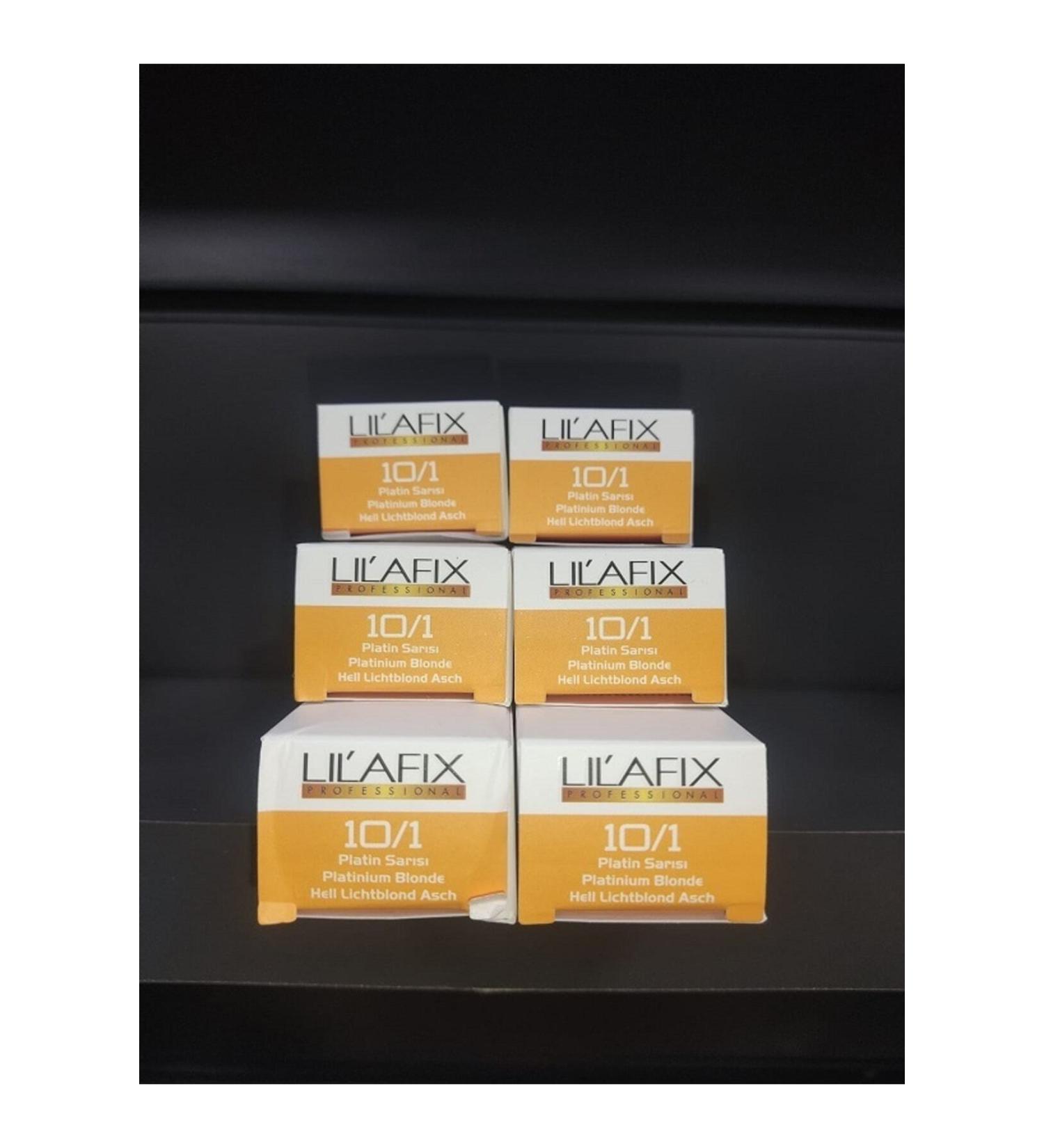 Lilafix Platinum Blonde Cream Hair Dye-60mlx 6 Pieces..big zellik300424147