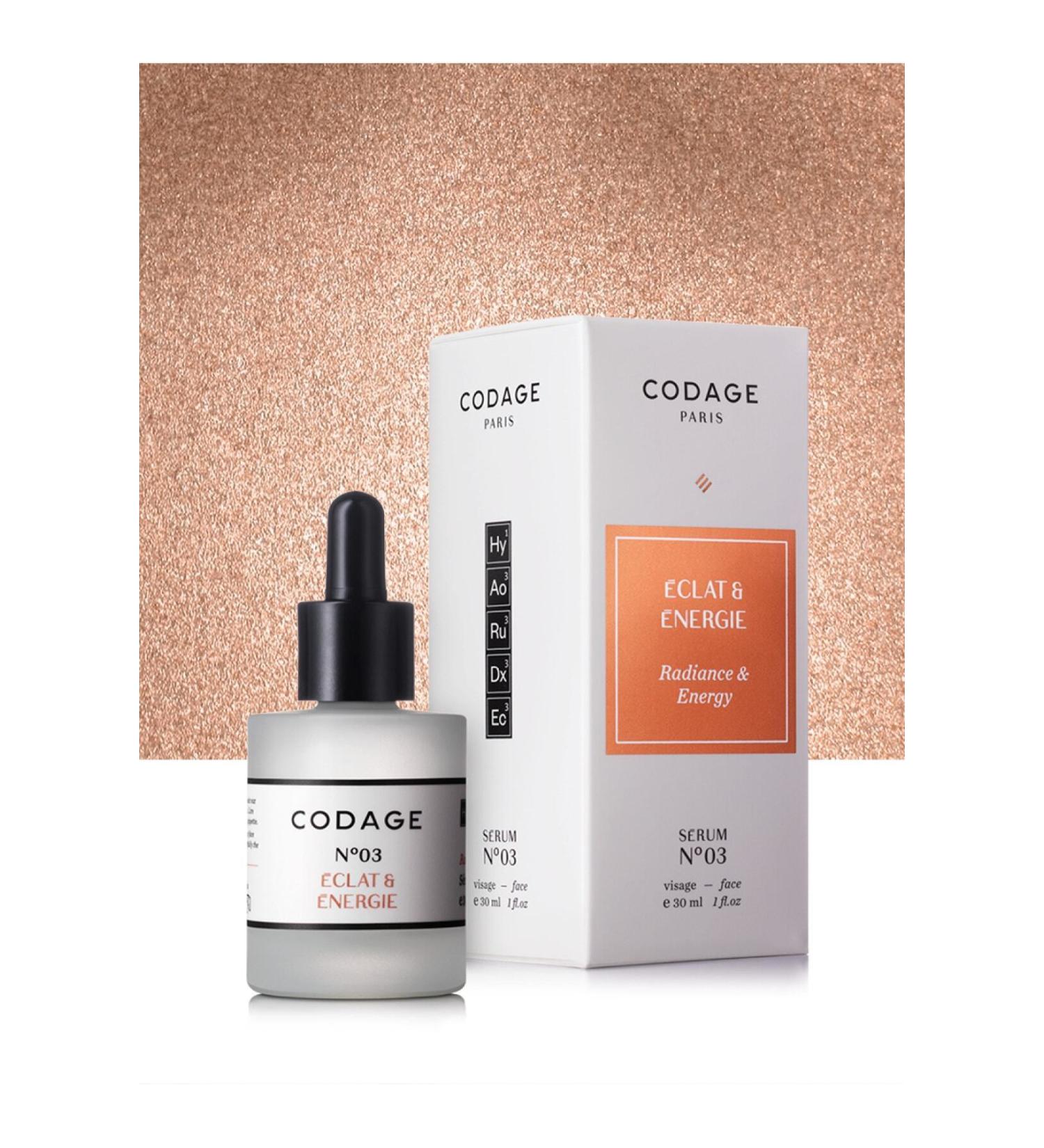 Codage REVIVAL - ILLUMINATING - RADIANT & ENERGY N 03 SERUM 30 ML DKHAIR617