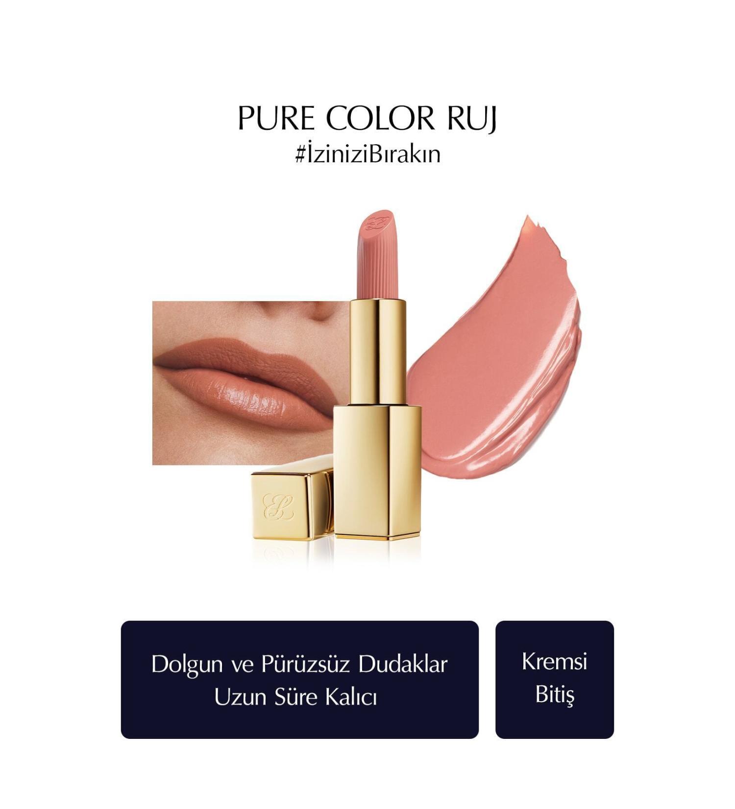Estee Lauder CREME LIPSTICK LONG LASTING SATIN FINISH 826 MODERN MUSE CREAMY LIPSTICK 3.5 GR DKHAIR727